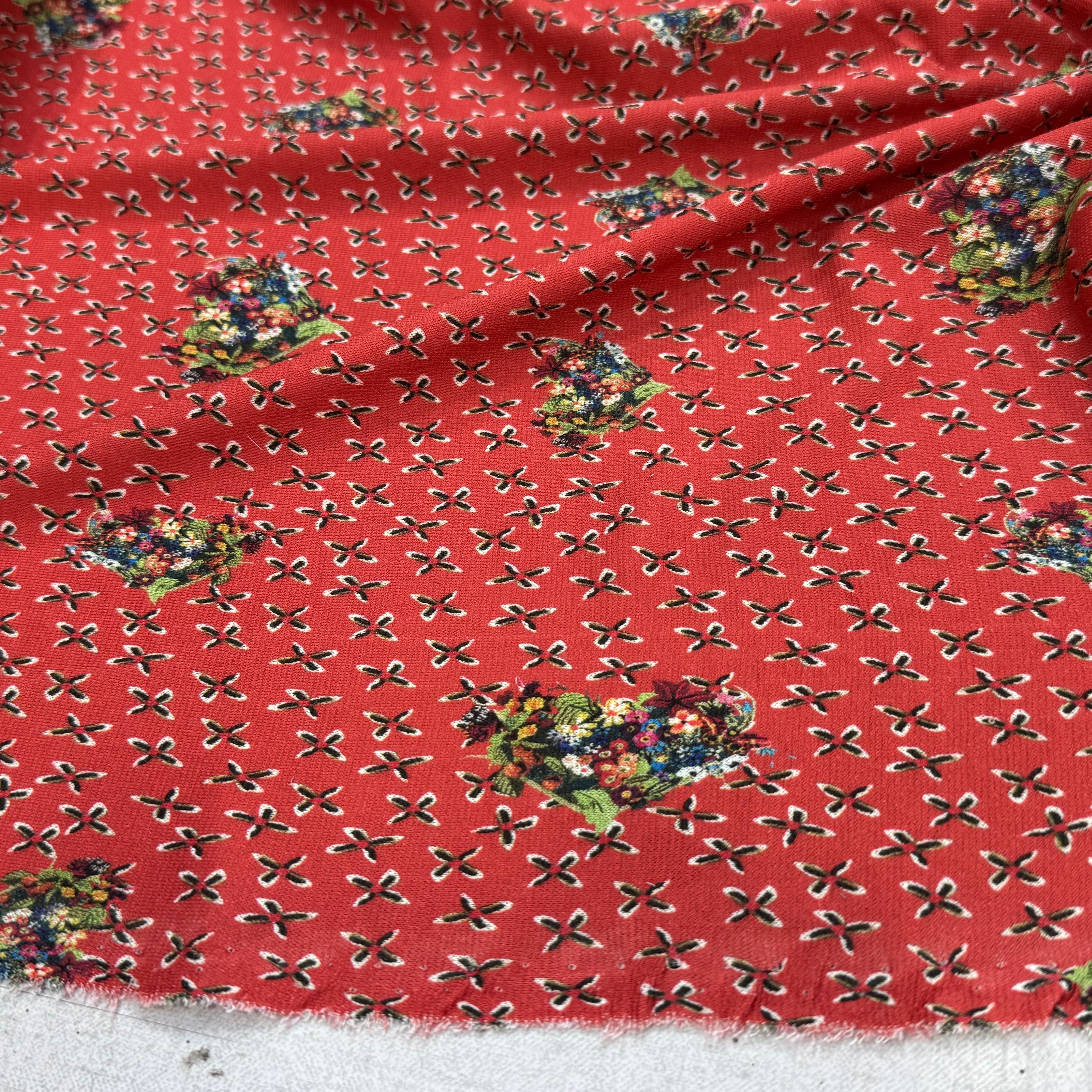 JERSEY VISCOSE KIRA IMPRIMÉ FLEURIS - My Little Coupon