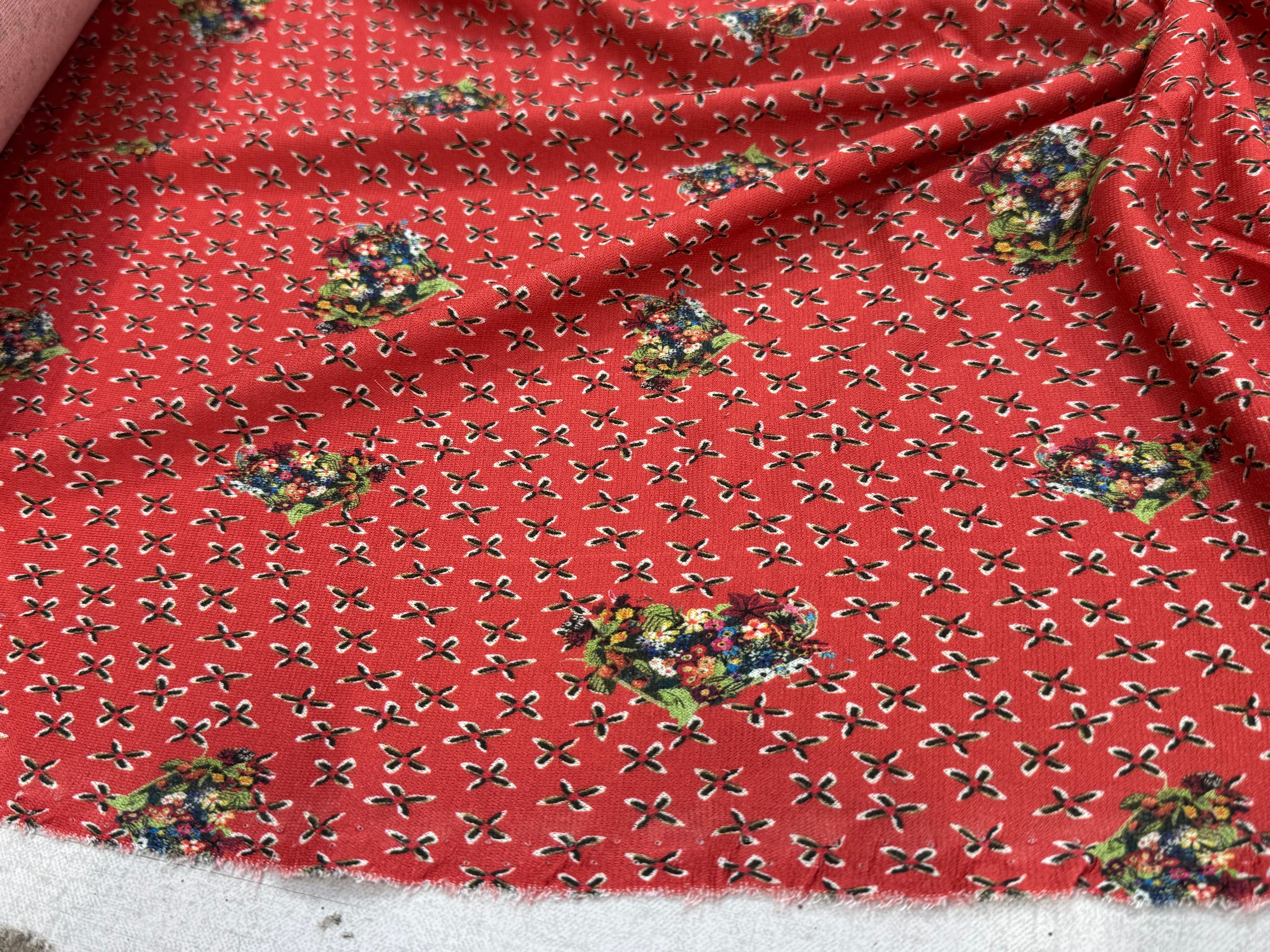 JERSEY VISCOSE KIRA IMPRIMÉ FLEURIS - My Little Coupon