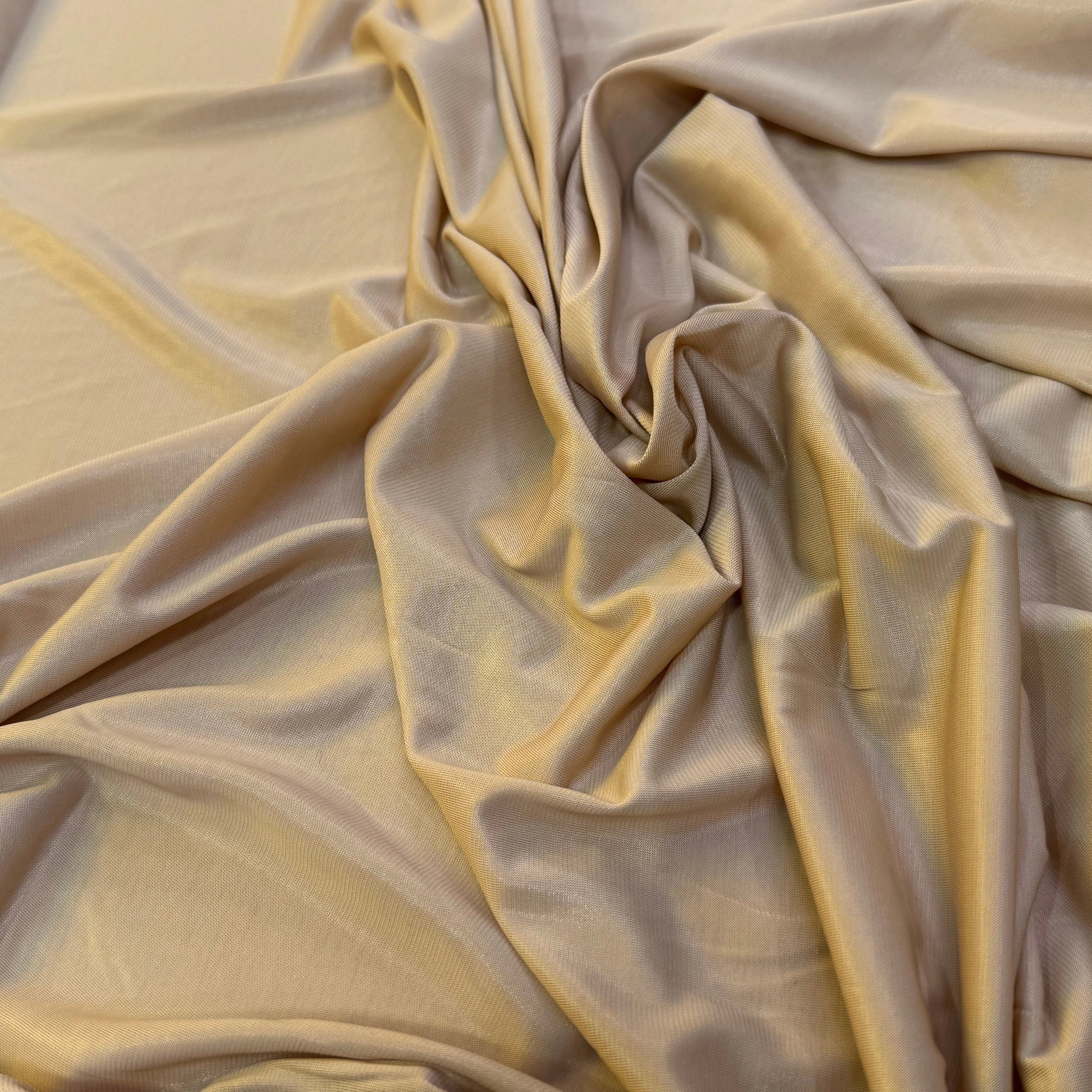 JERSEY VISCOSE LÉGÈREMENT SATINÉ FLUIDE DUNE ULTRA STRETCH - My Little Coupon