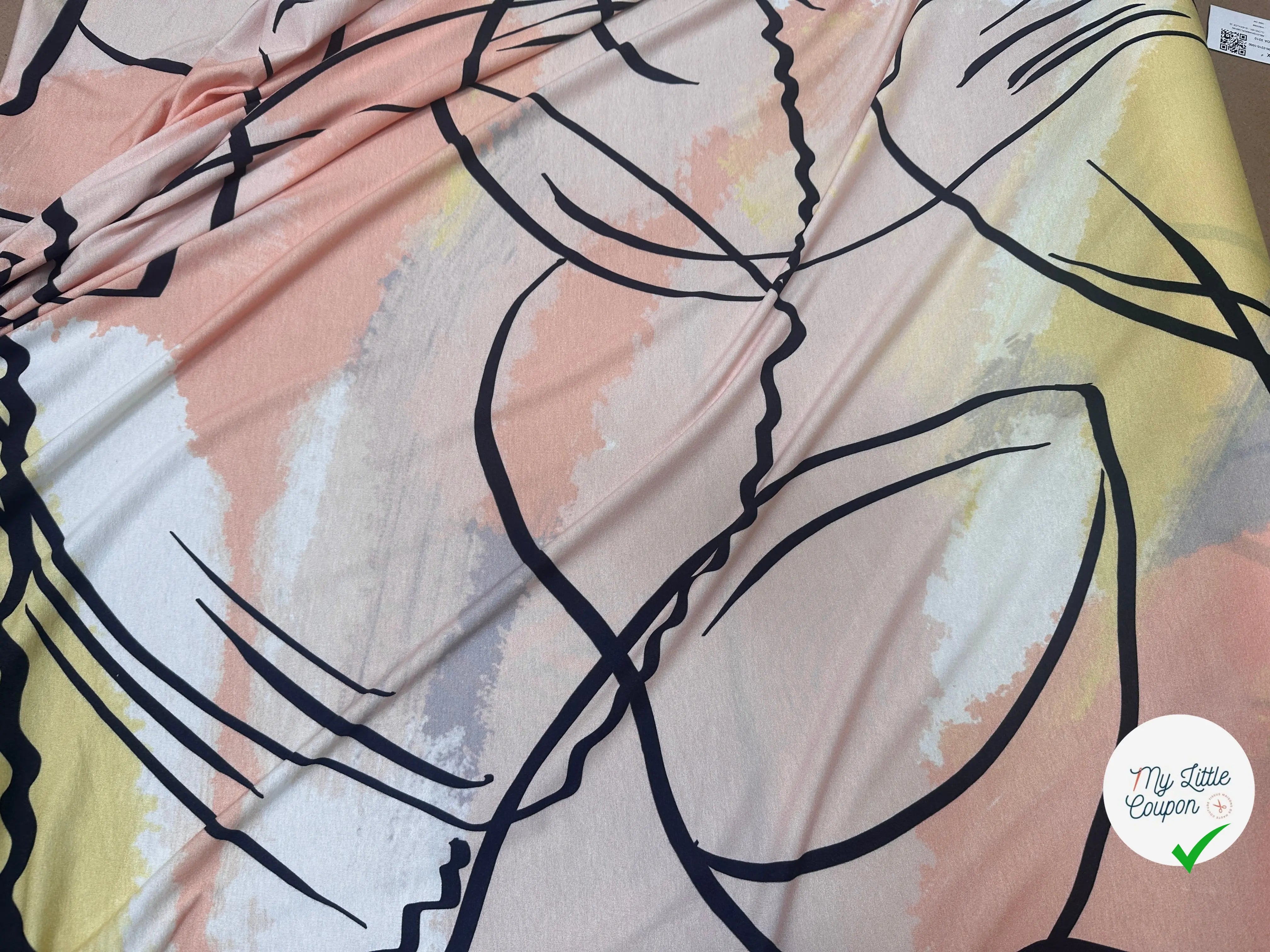 JERSEY VISCOSE PEINTURE - My Little Coupon