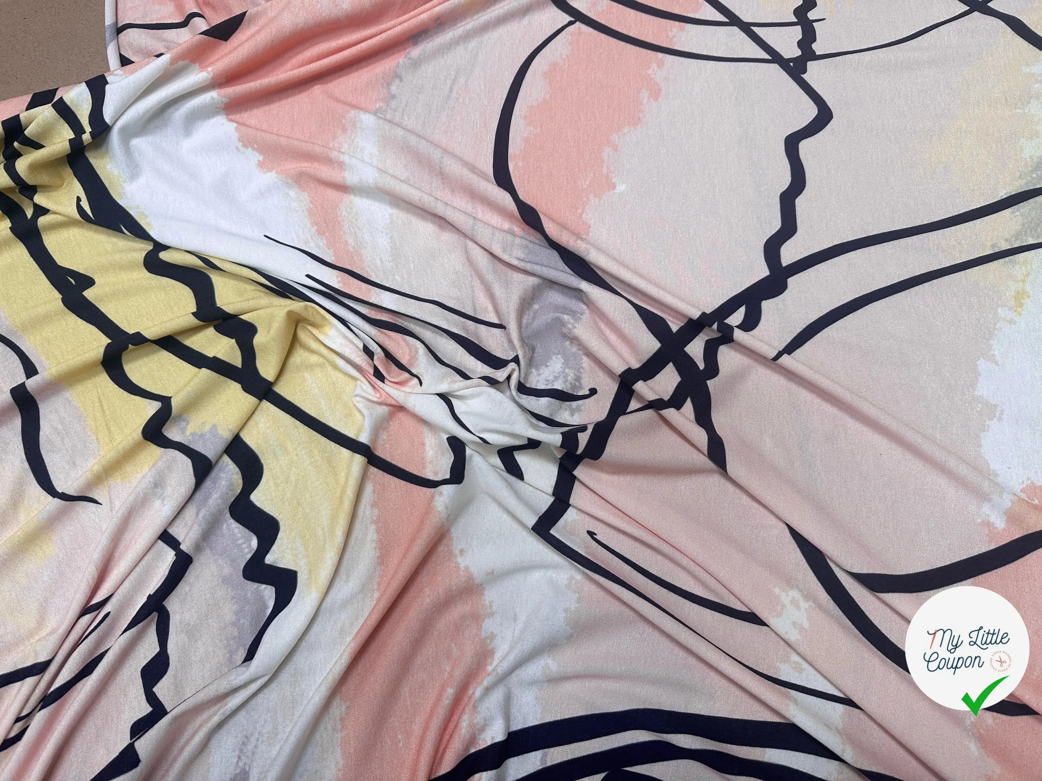 JERSEY VISCOSE PEINTURE - My Little Coupon