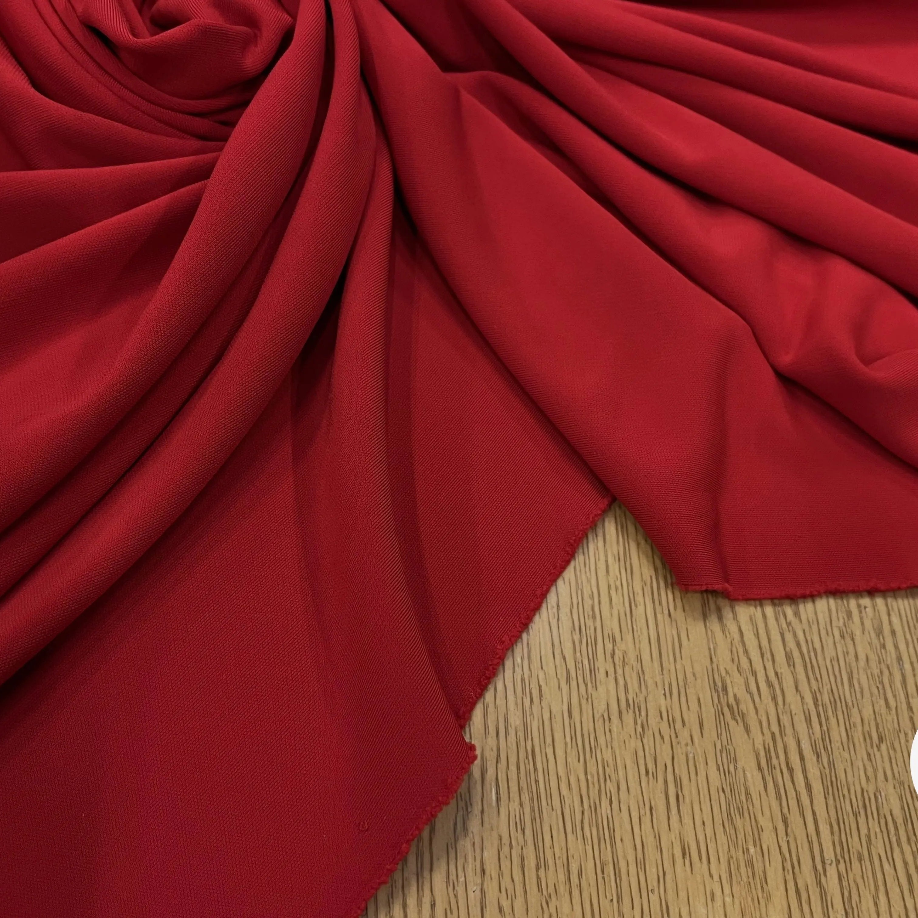 JERSEY VISCOSE ROUGE TEINTURE 7%EA - My Little Coupon