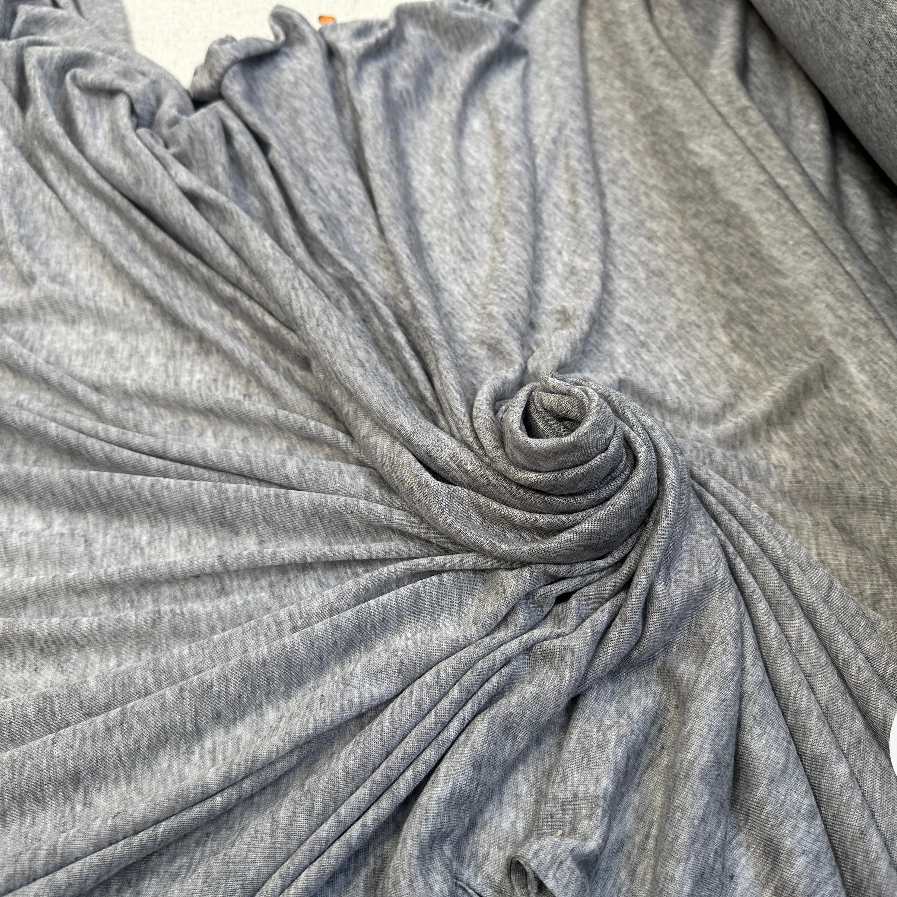 JERSEY VISCOSE TRÈS FIN GRIS CHINÉ - My Little Coupon
