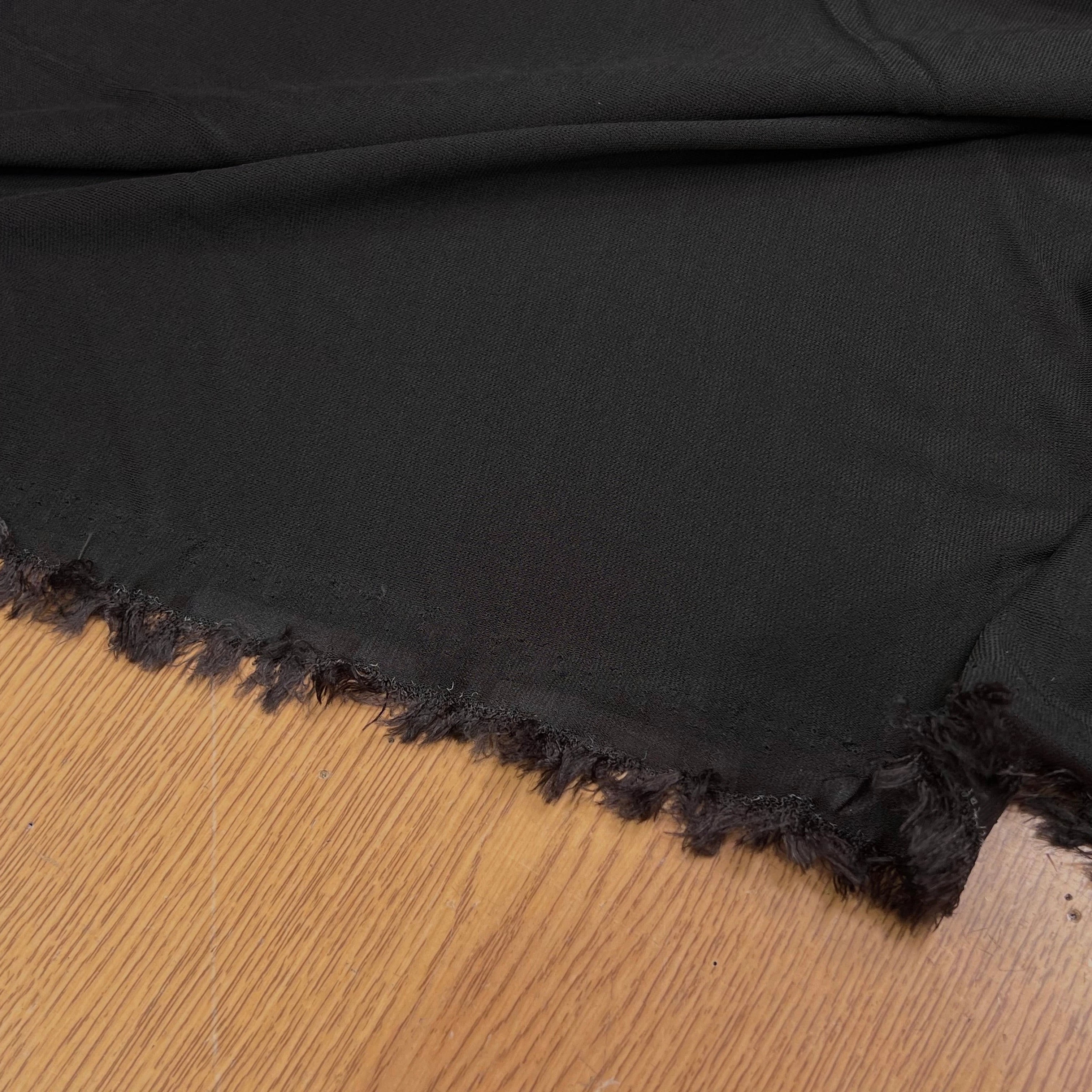 JERSEY VISCOSE ULTRA STRETCH FROID CAFÉ NOIR - My Little Coupon