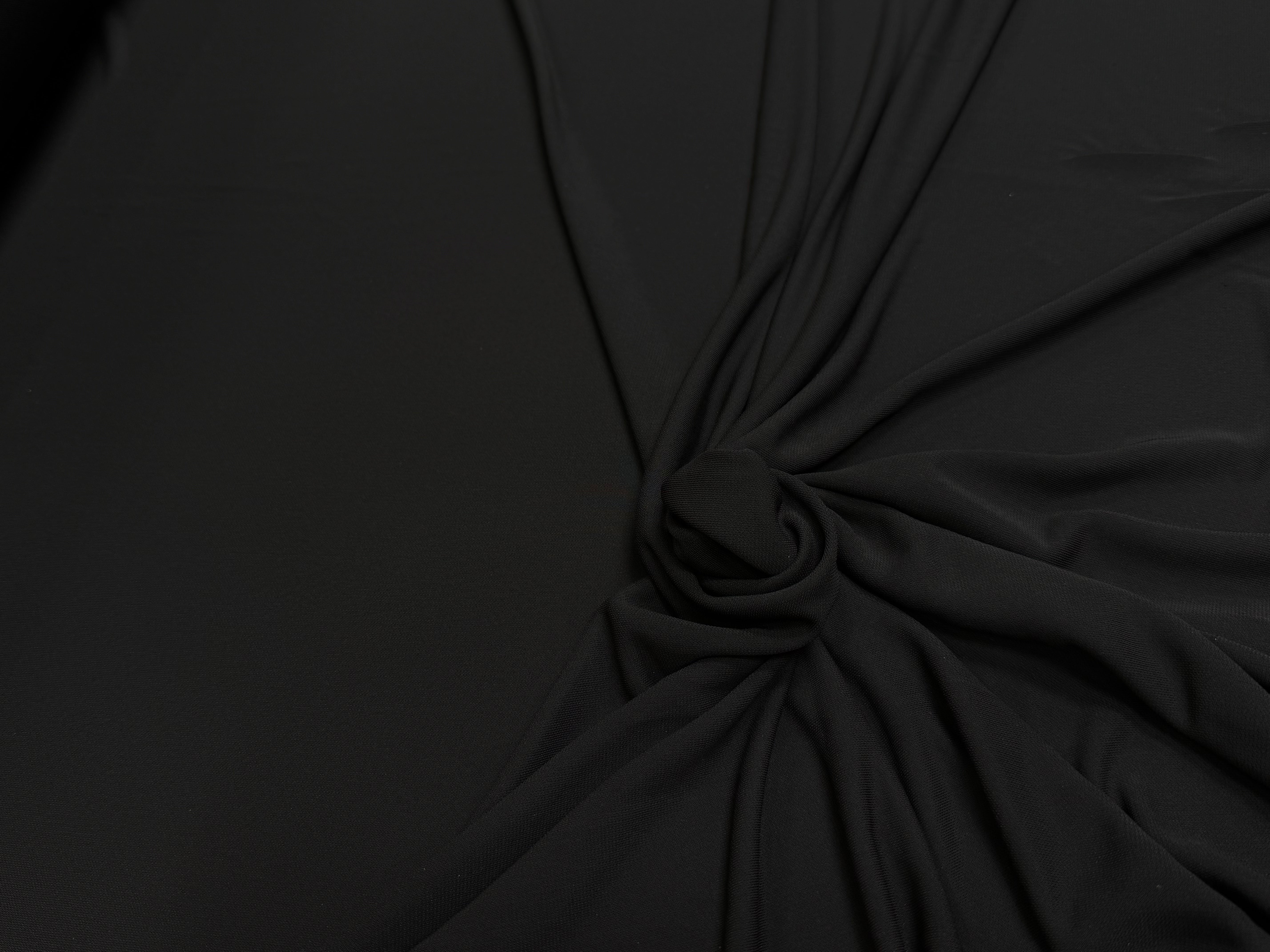 JERSEY VISCOSE ULTRA STRETCH NOIR 68% VISCOSE - My Little Coupon