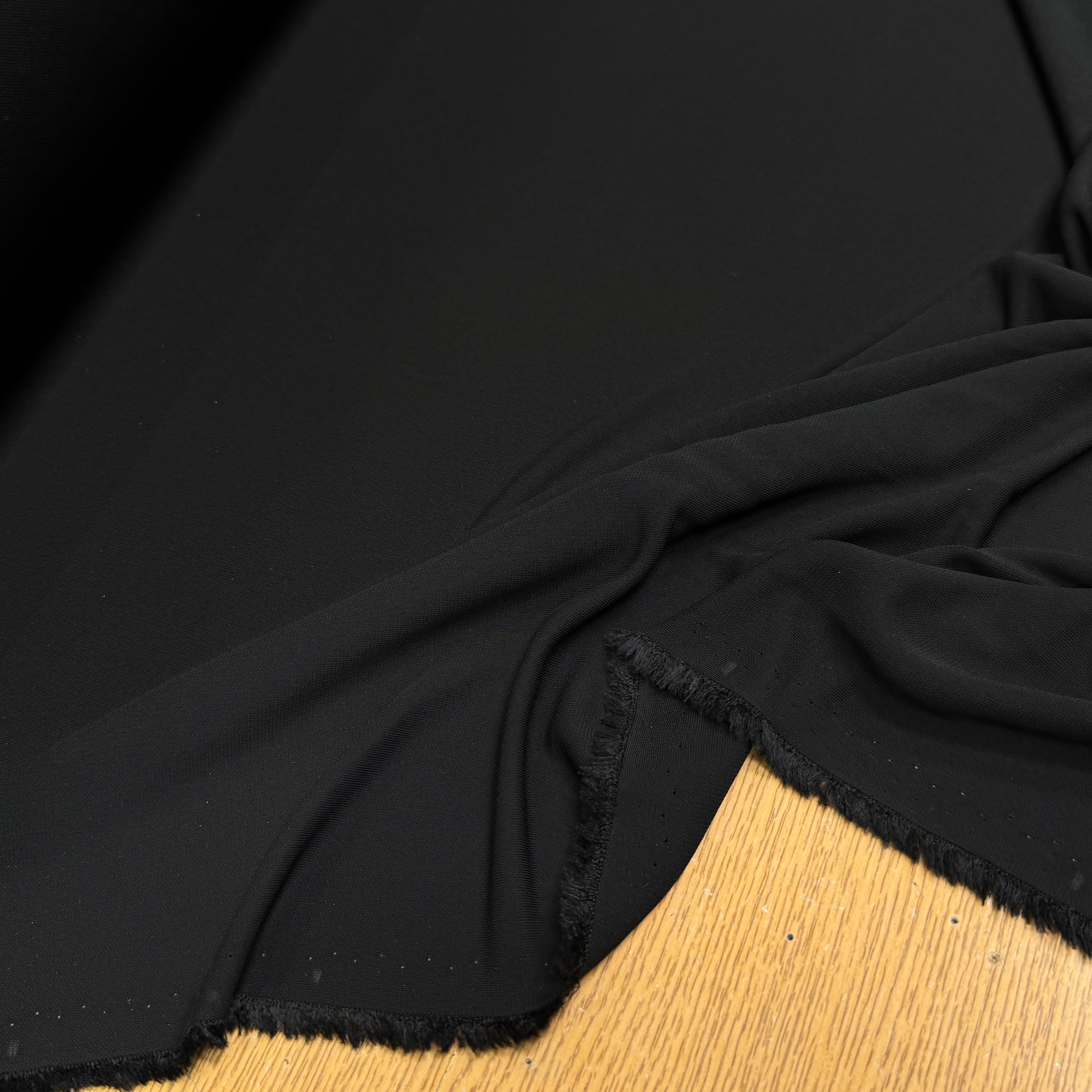 JERSEY VISCOSE ULTRA STRETCH NOIR 68% VISCOSE - My Little Coupon
