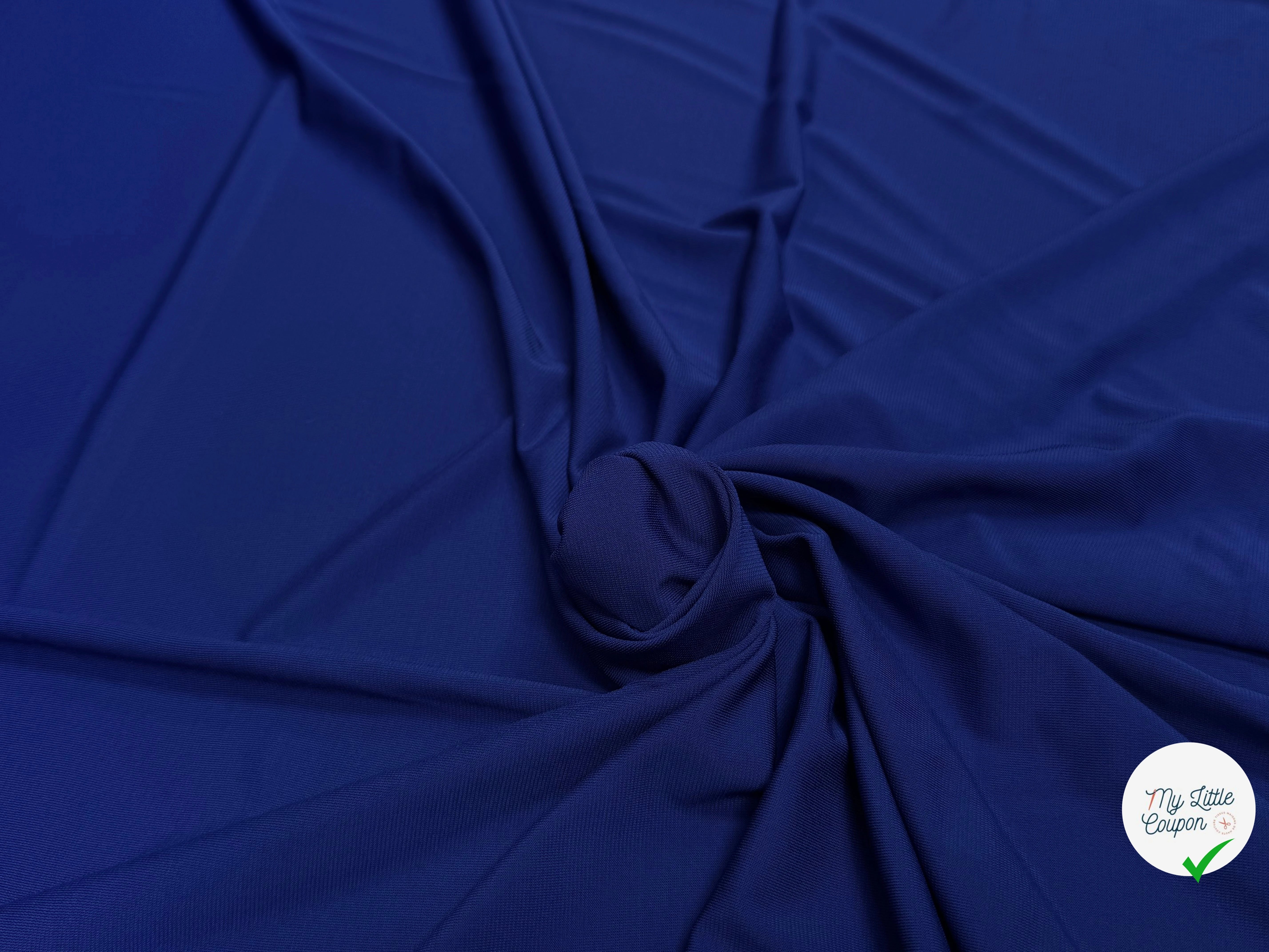 JERSEY VISCOSE ULTRA STRETCH ROYAL 7% ÉLASTHANNE - My Little Coupon