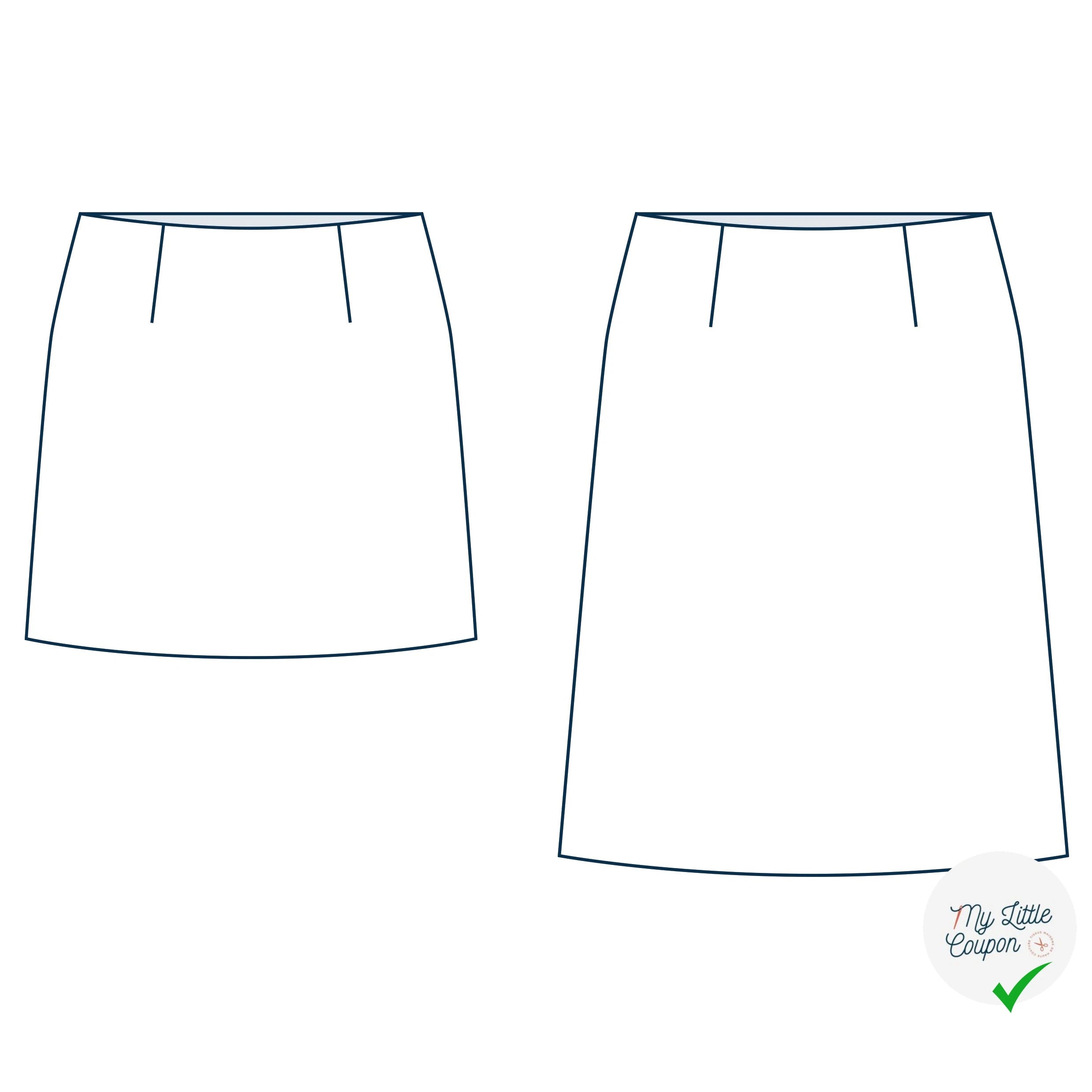 Jupe d'Anna - Patron pdf - My Little Coupon