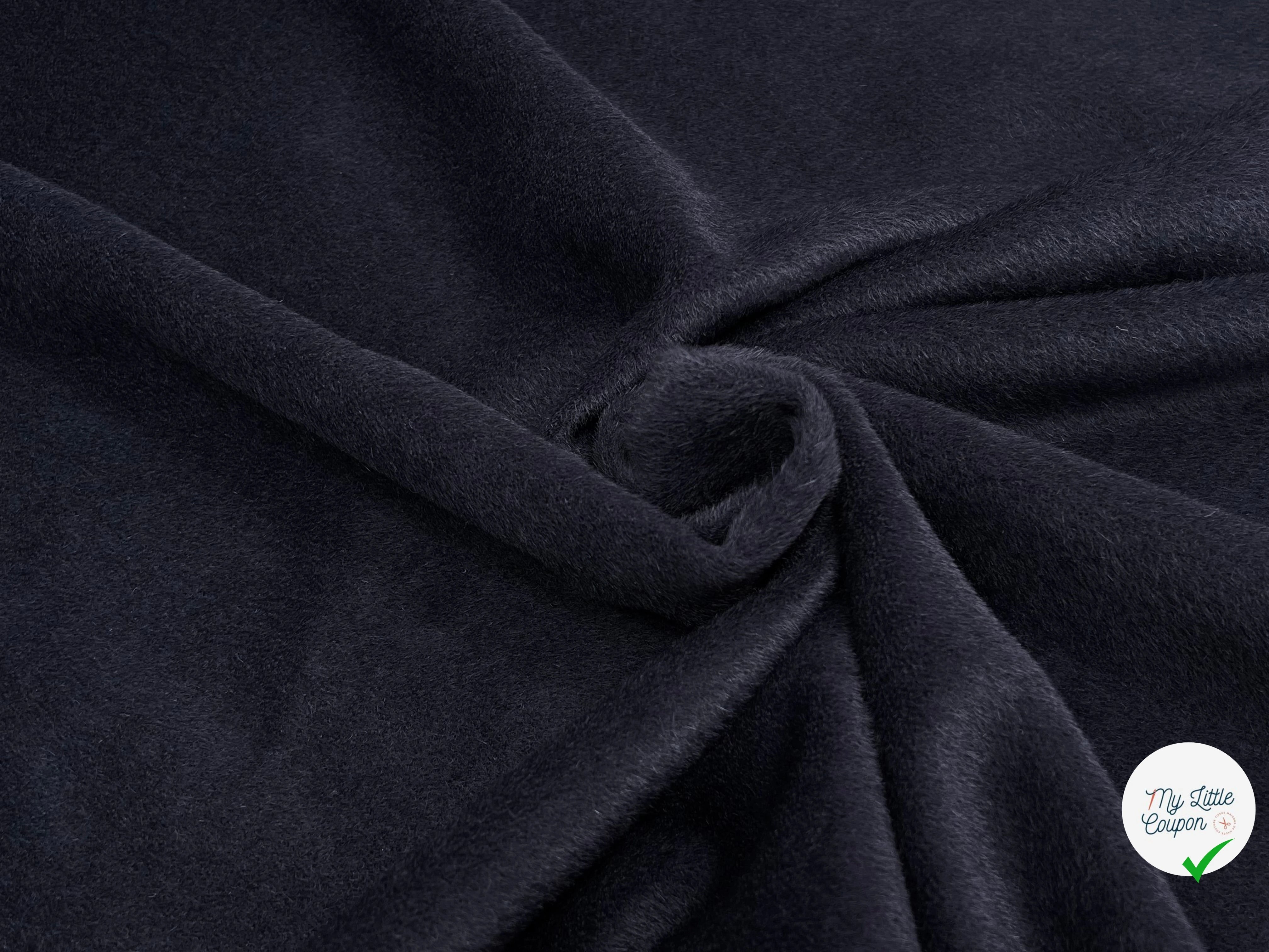 LAINAGE ALPAGA À POILS BLEU NUIT - My Little Coupon