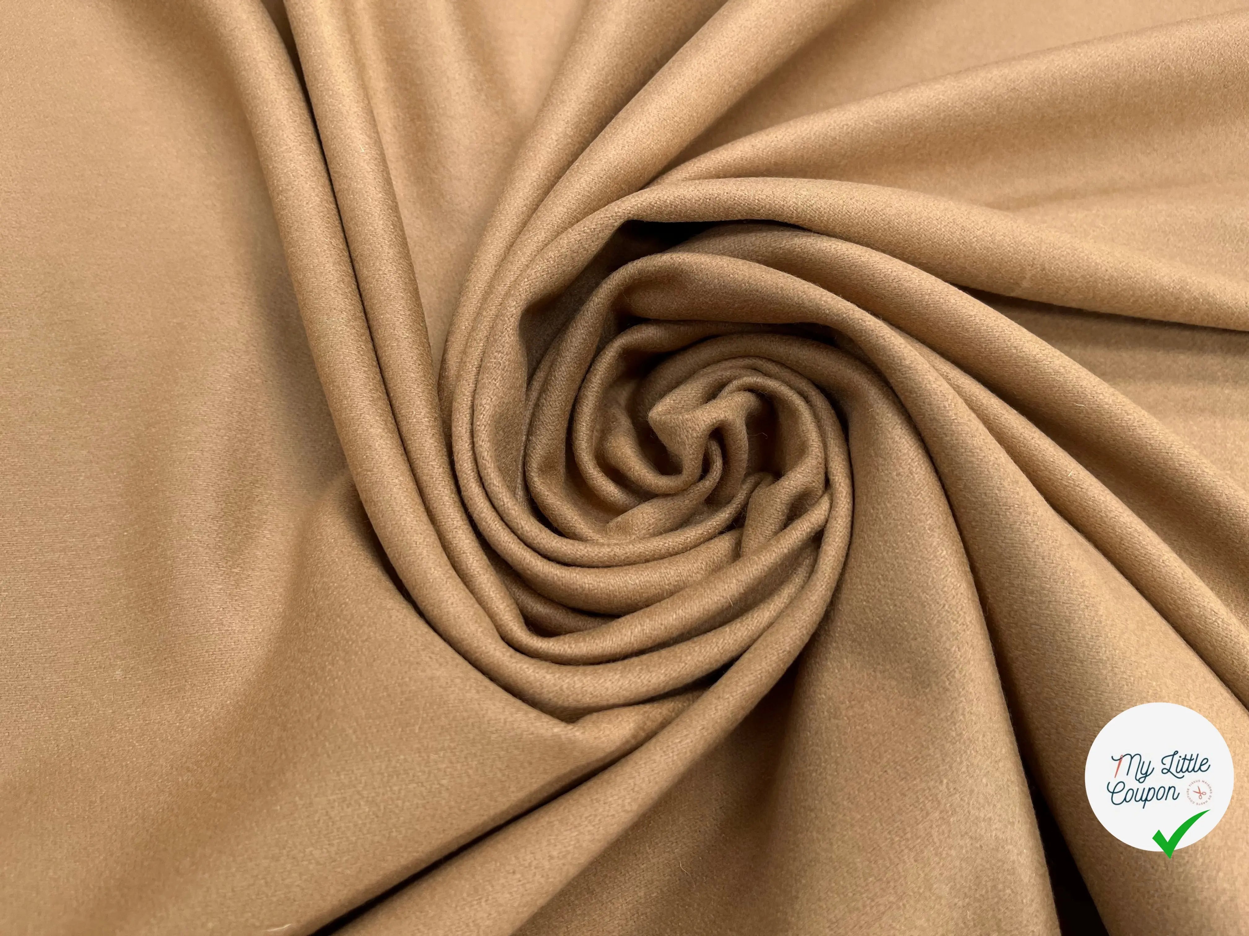 LAINAGE CABAN CARAMEL 80% LAINE VIERGE - My Little Coupon