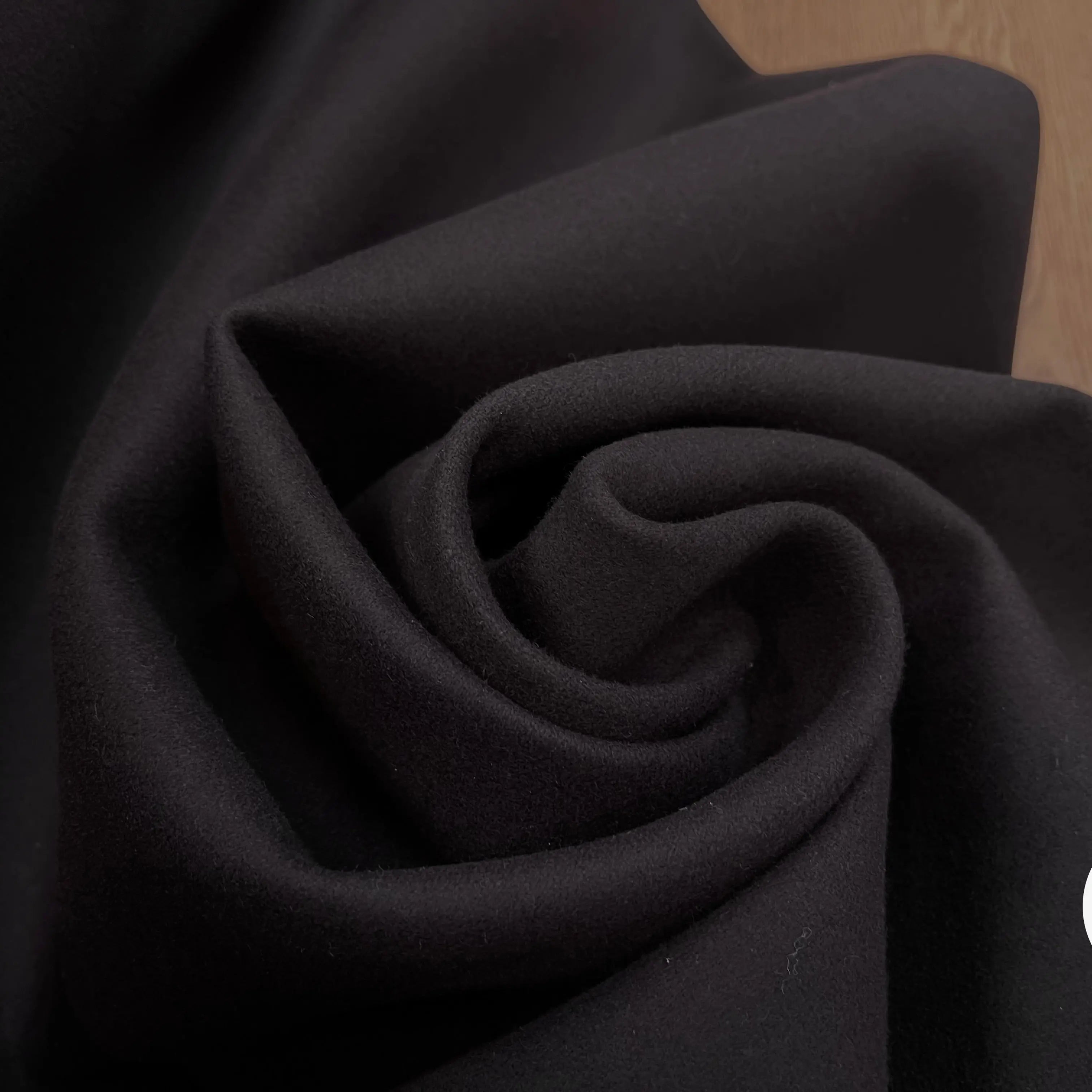 LAINAGE CABAN CONTRECOLLÉ NOIR & CHOCOLAT - My Little Coupon