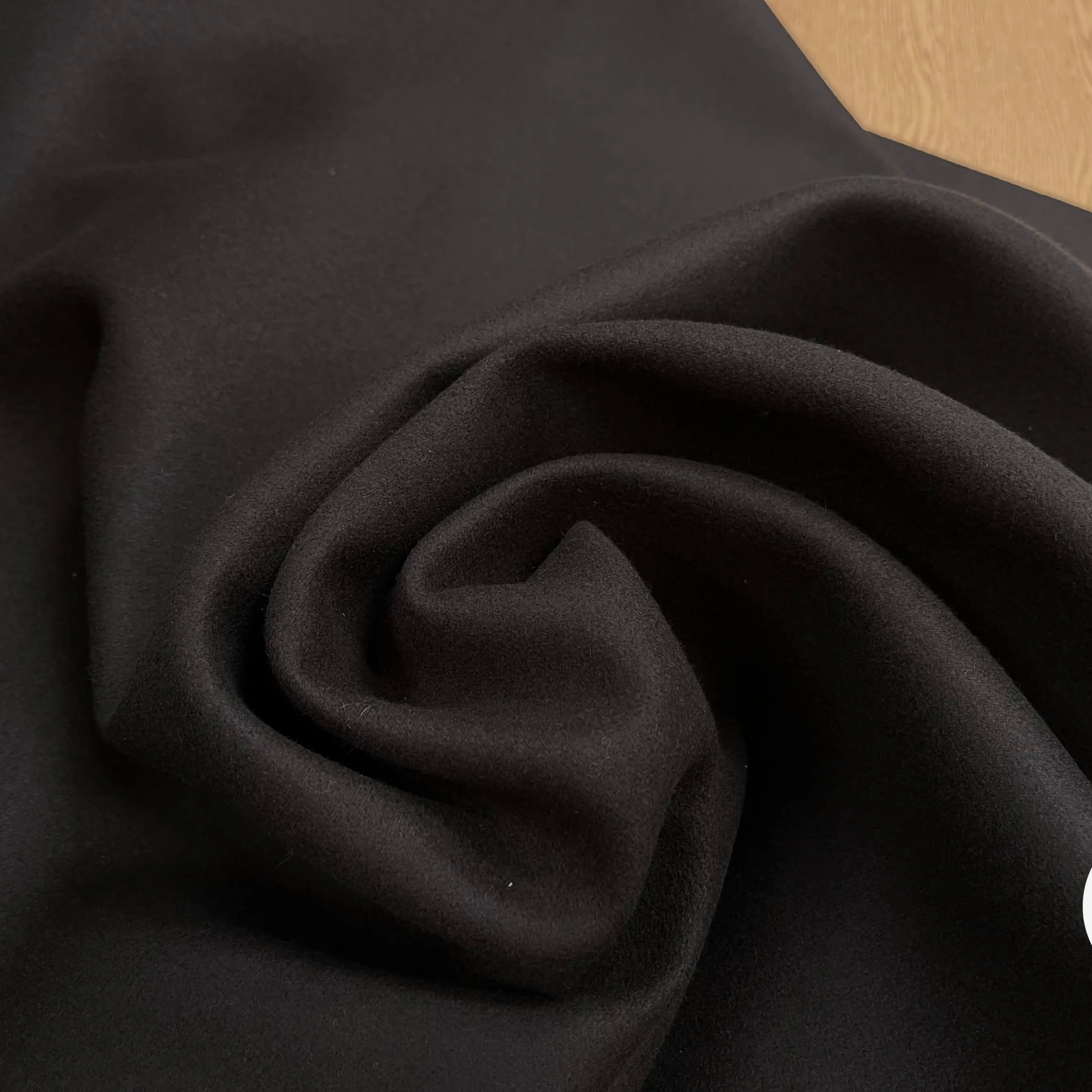 LAINAGE CABAN CONTRECOLLÉ NOIR & CHOCOLAT - My Little Coupon