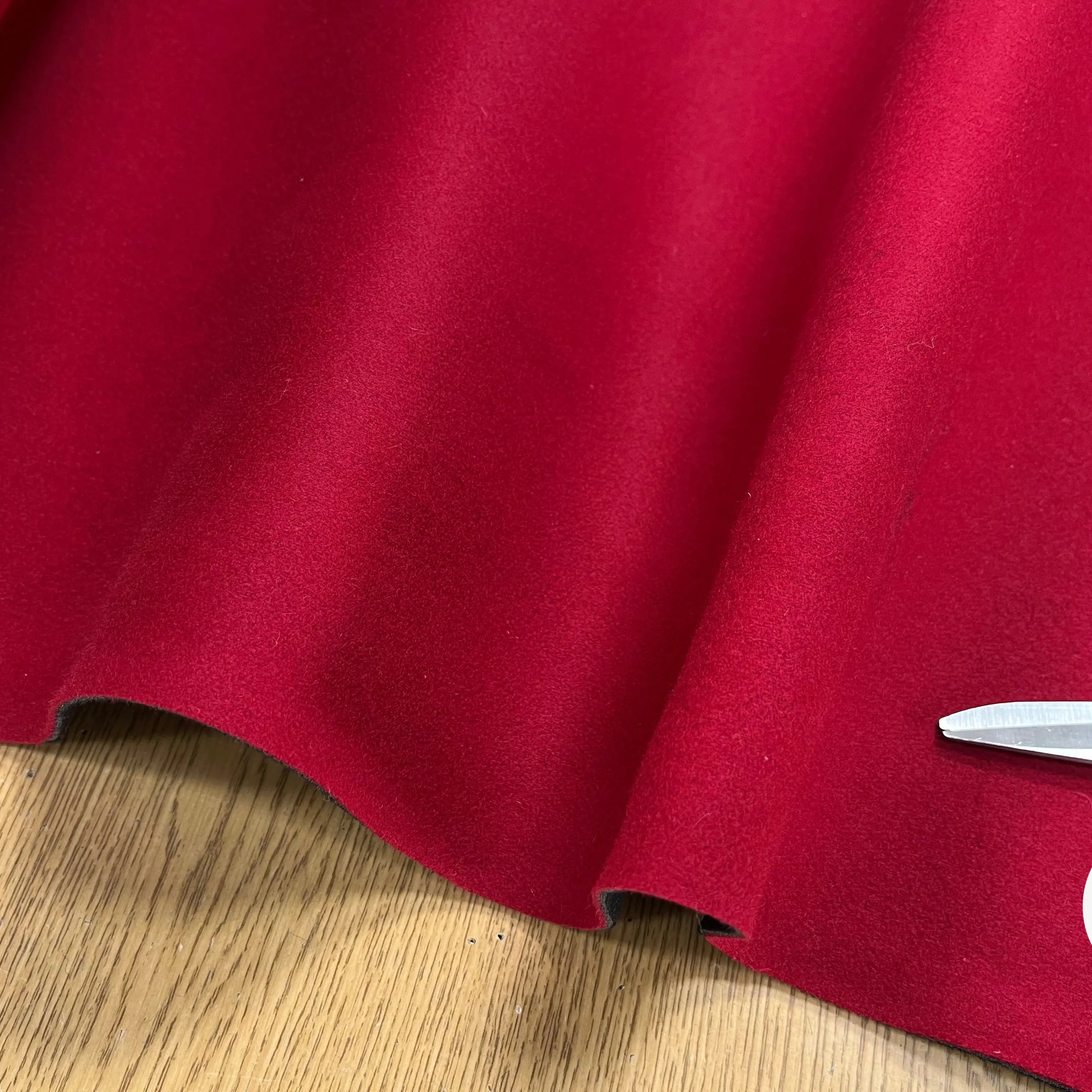 LAINAGE CABAN CONTRECOLLÉ NOIR & ROUGE RUBIS - My Little Coupon