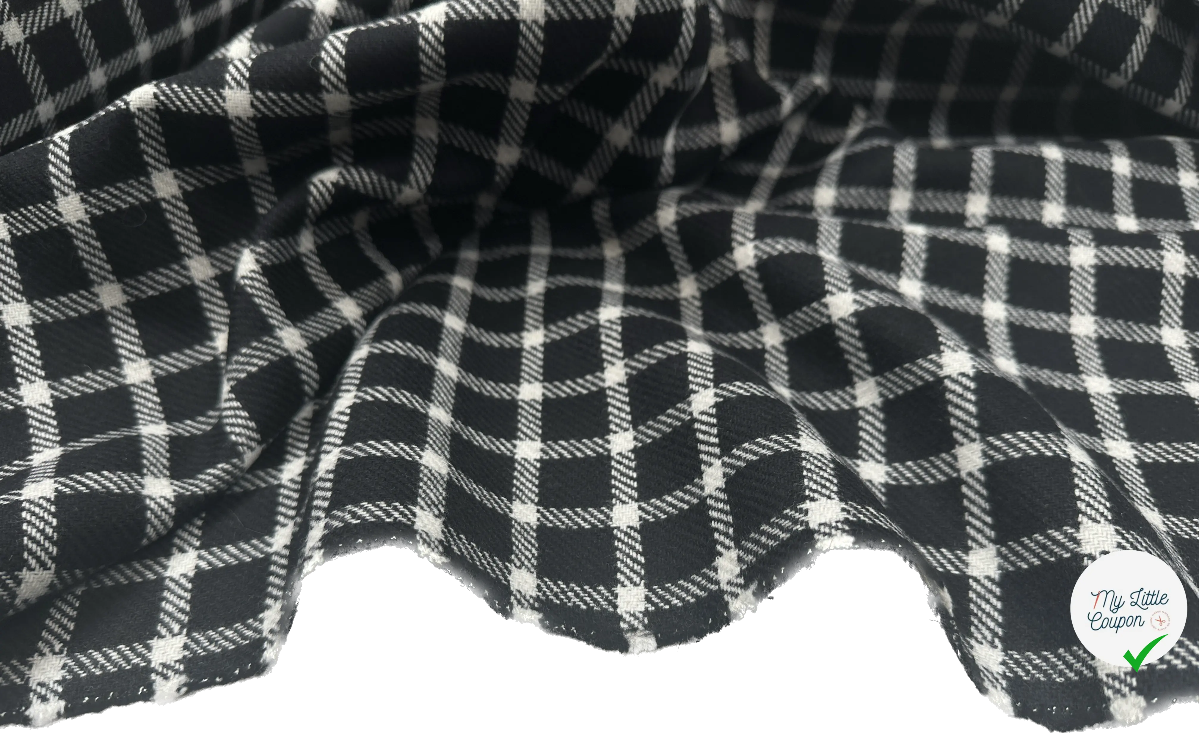 LAINAGE CARREAUX BLACK AND WHITE SQUARE - My Little Coupon