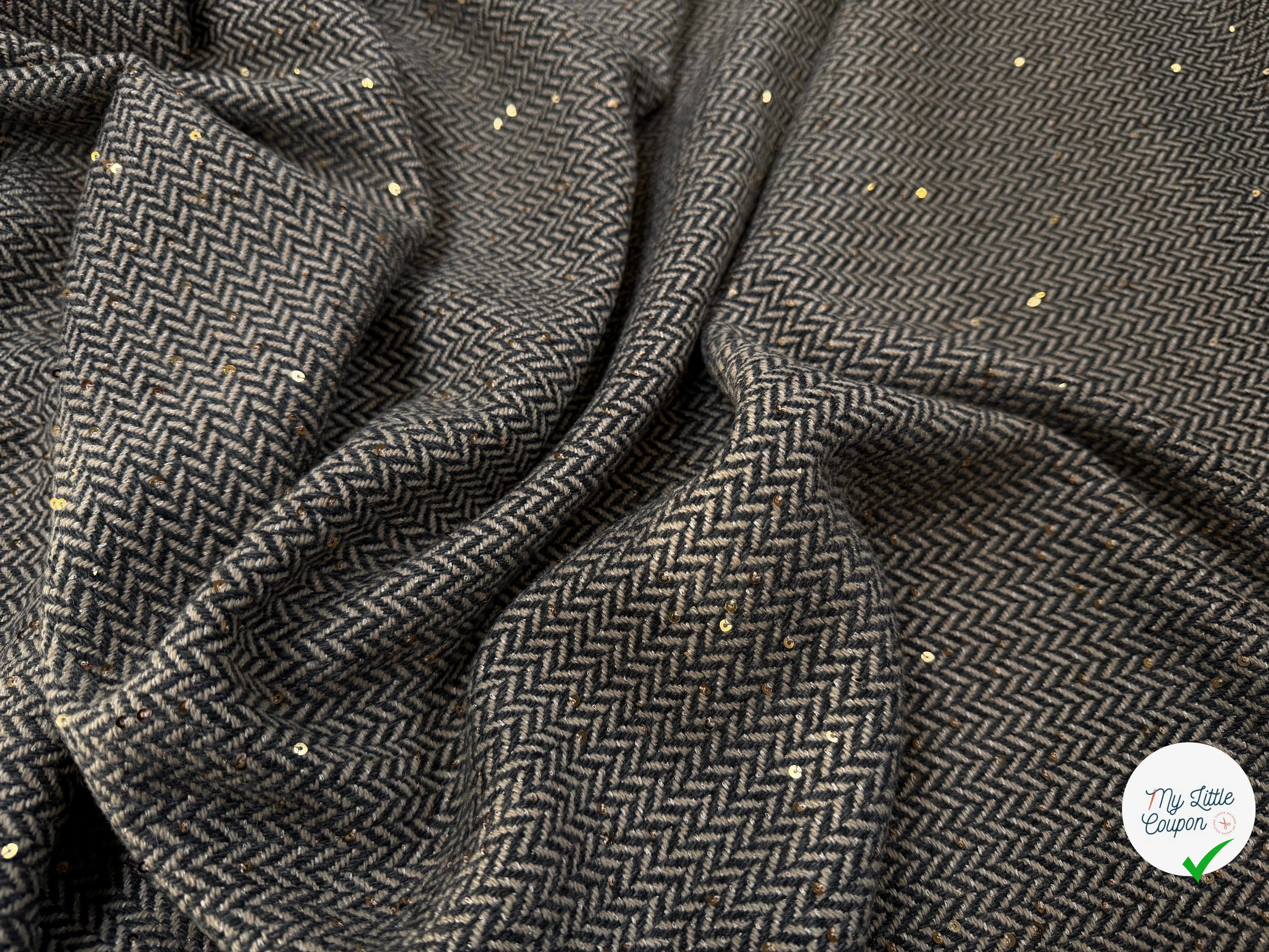 LAINAGE CHEVRON BELANDI SEQUIN - My Little Coupon