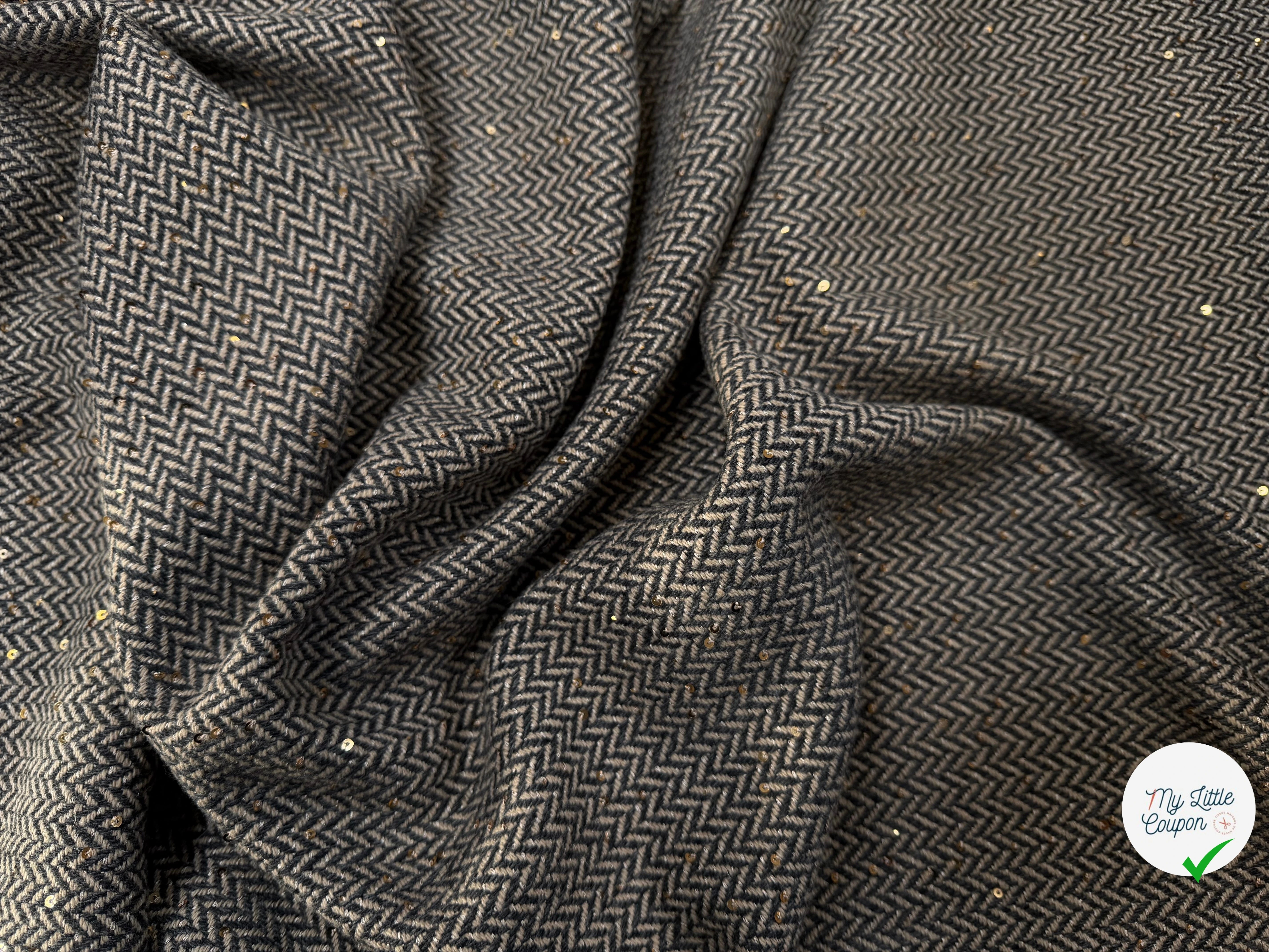 LAINAGE CHEVRON BELANDI SEQUIN - My Little Coupon