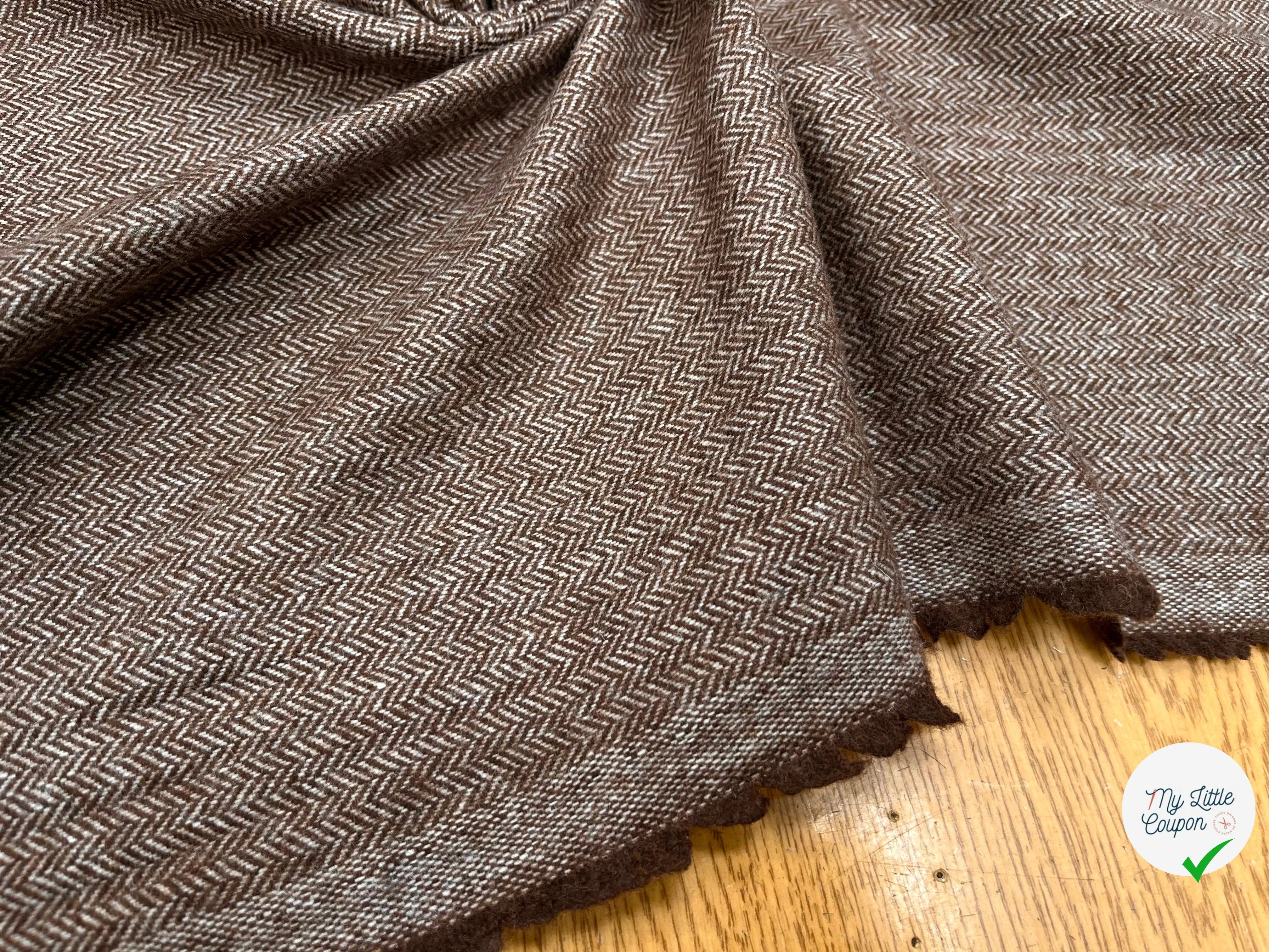 LAINAGE CHEVRON GRATTE 339 MARRON CHIC - My Little Coupon