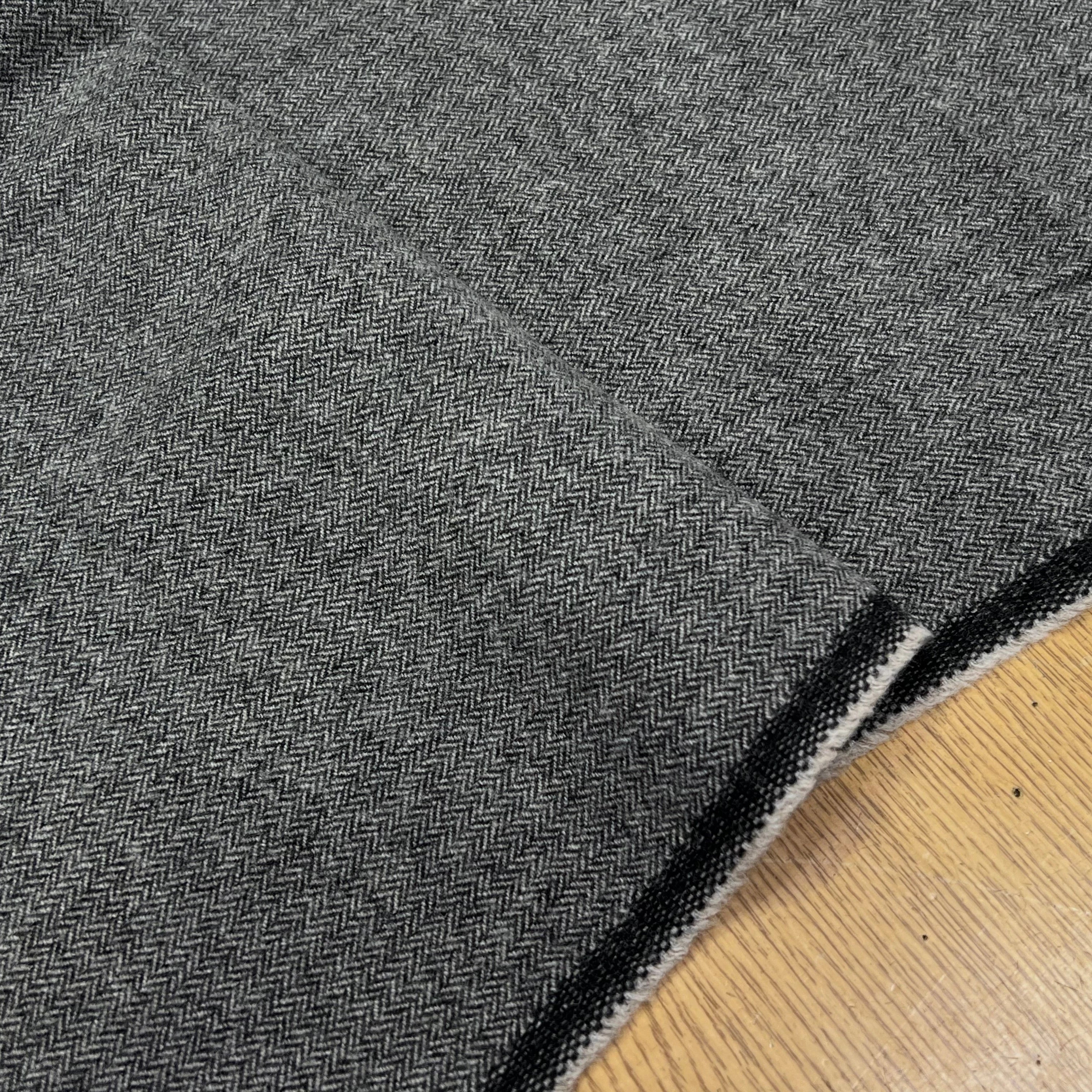 LAINAGE CHEVRON GRIS 80% LAINE 150CM - My Little Coupon