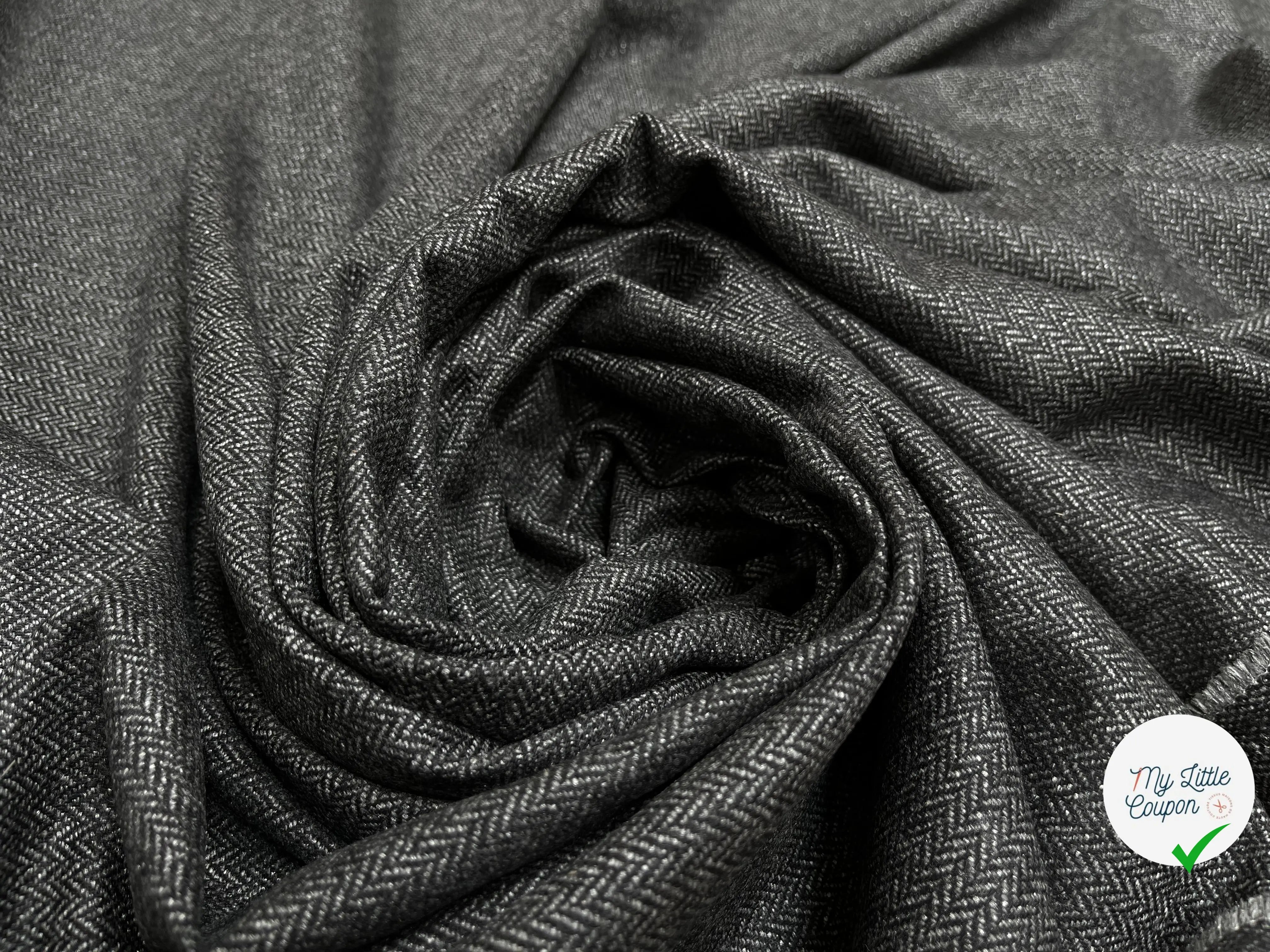 LAINAGE CHEVRON GRIS - My Little Coupon