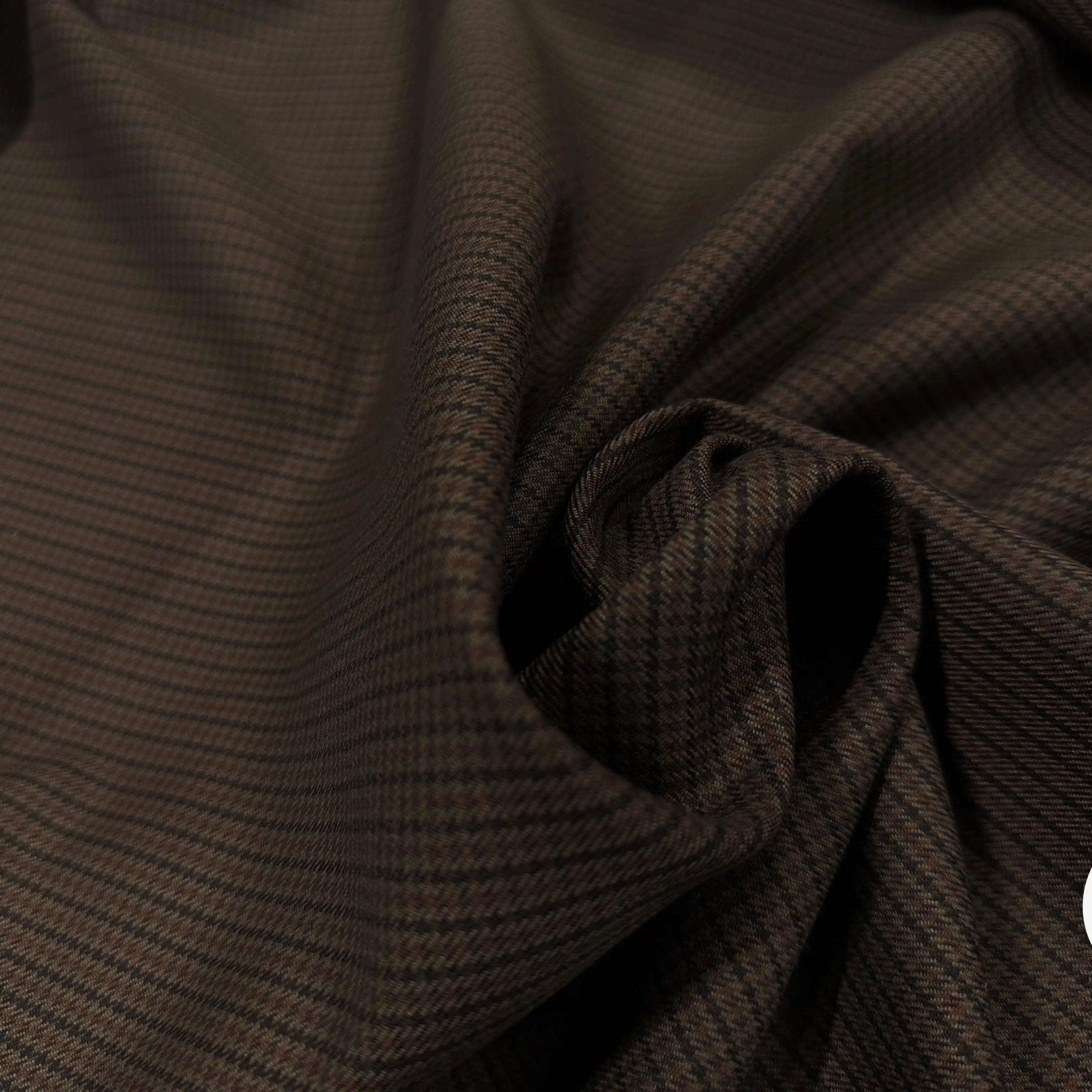 LAINAGE CONFORT CAVIAR BLACK AND BROWN - My Little Coupon - tissu - coudre