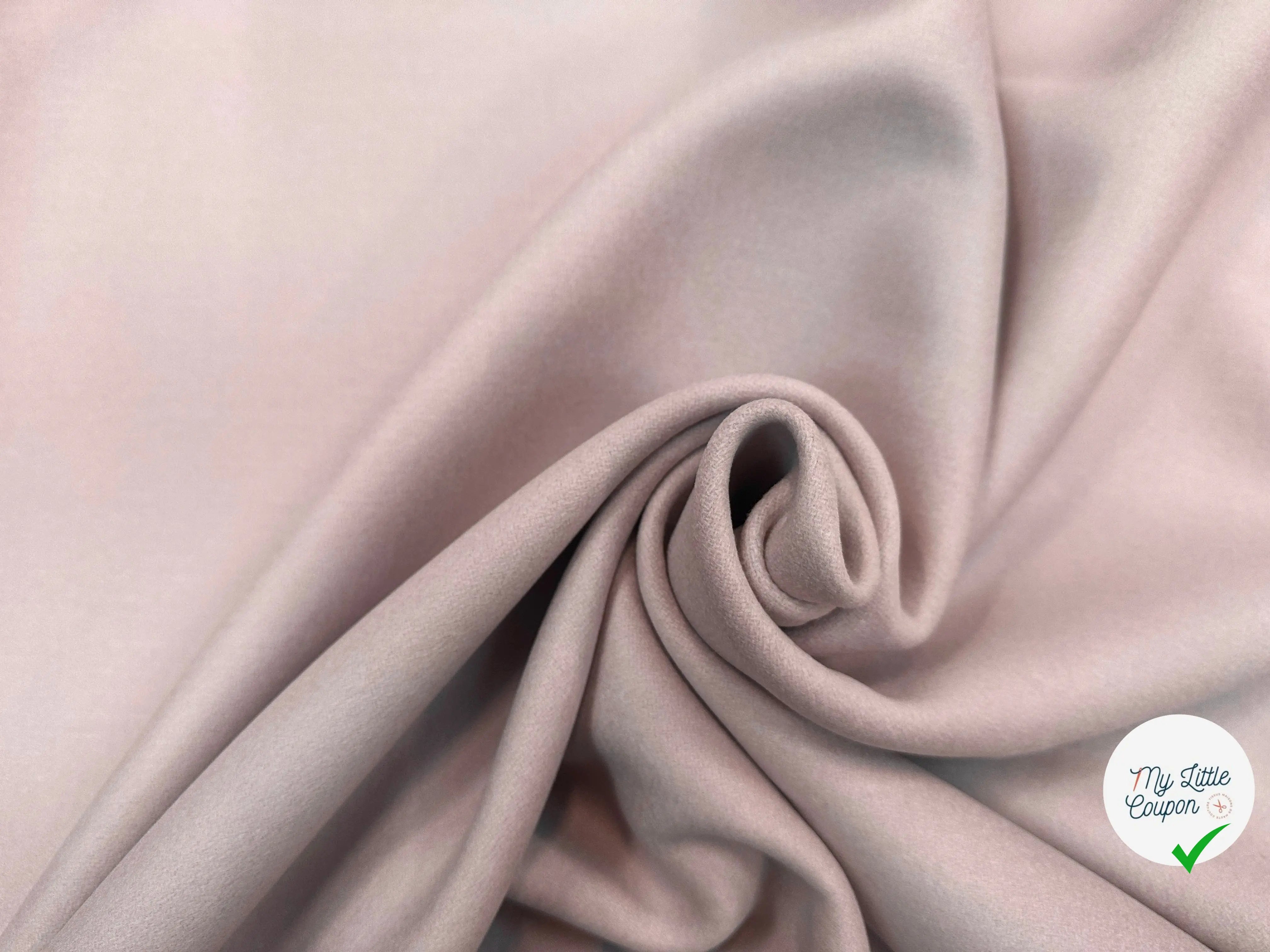 LAINAGE DRAP CABAN POWDER PINK MLC INTERN