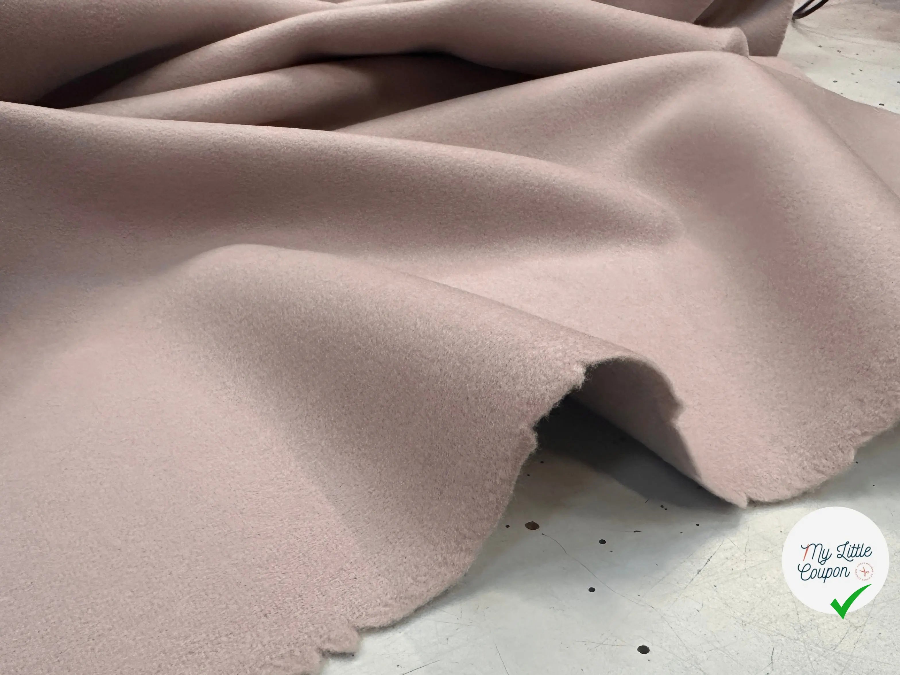LAINAGE DRAP CABAN POWDER PINK MLC INTERN