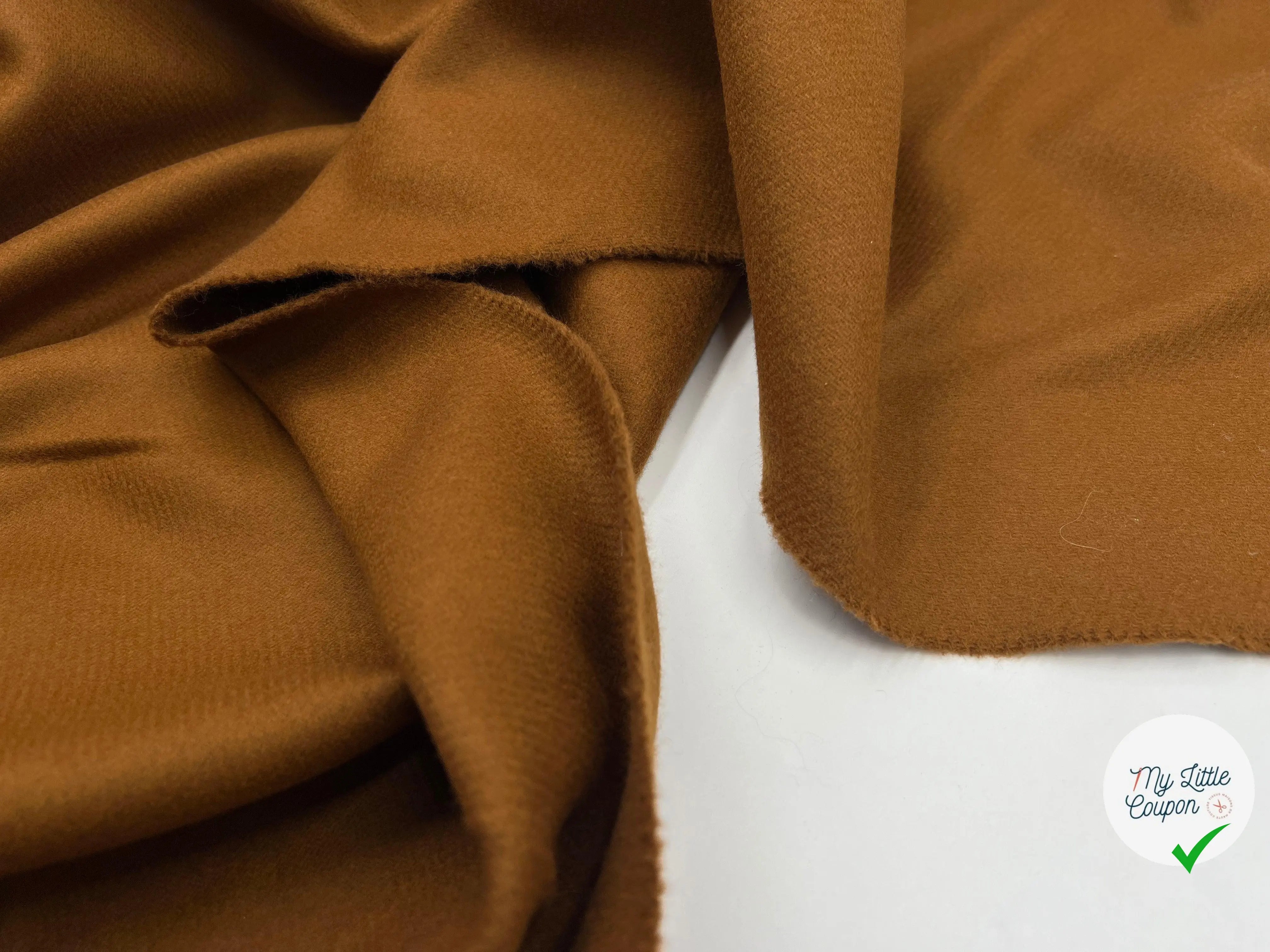 LAINAGE DRAP DE LAINE ROUX - My Little Coupon - tissu - coudre