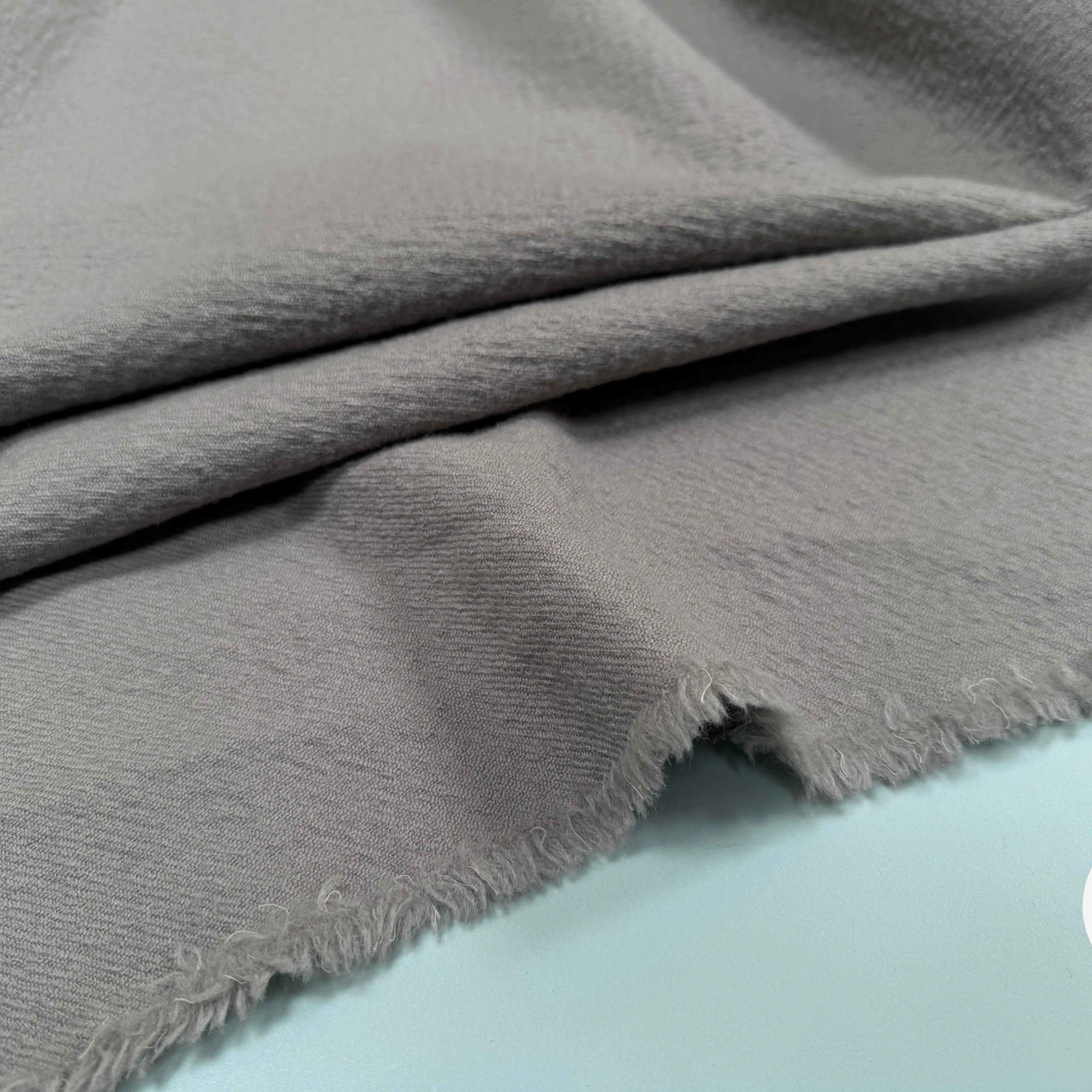 LAINAGE DRILL 100% LAINE VIERGE GRIS CLAIR - My Little Coupon