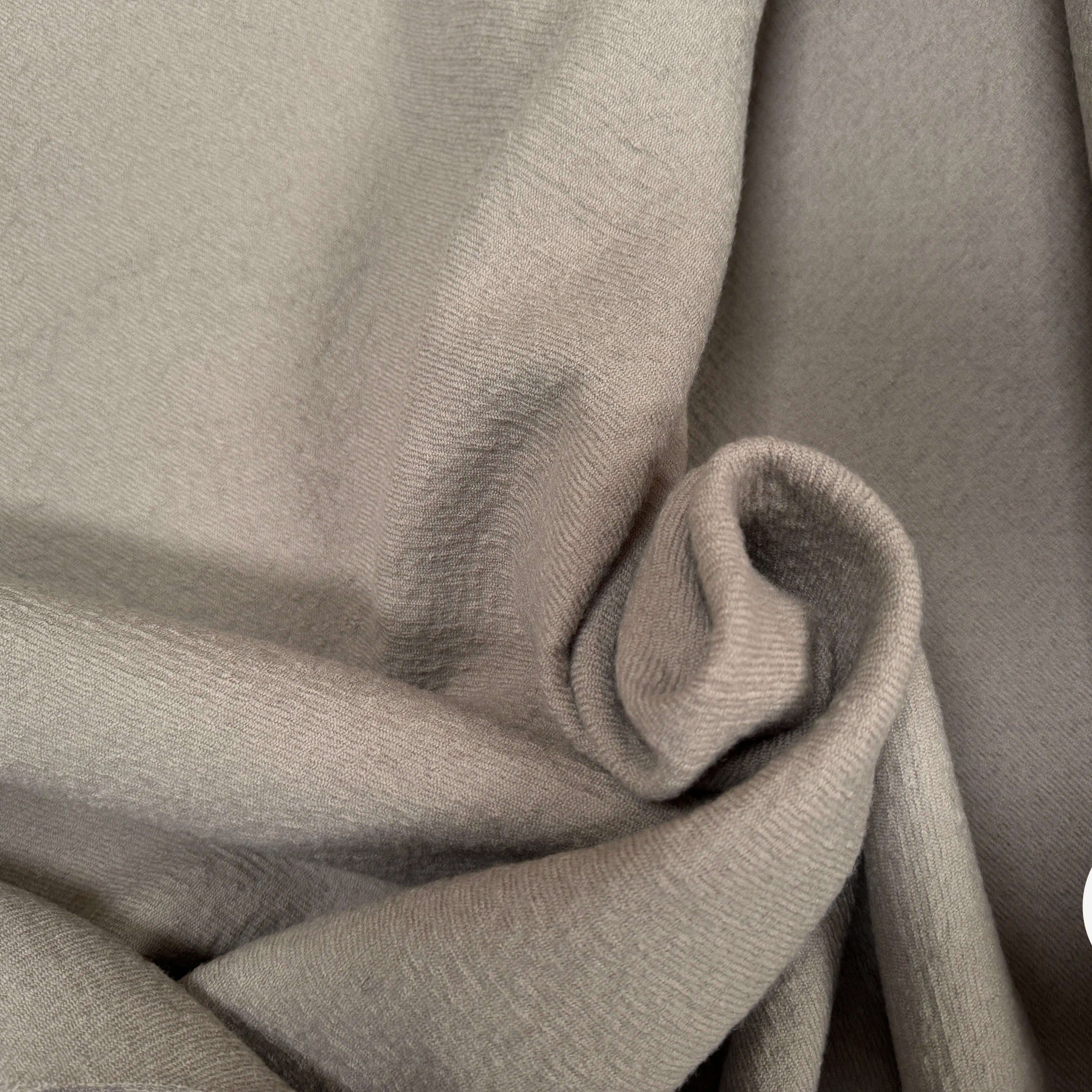 LAINAGE DRILL 100% LAINE VIERGE GRIS CLAIR - My Little Coupon