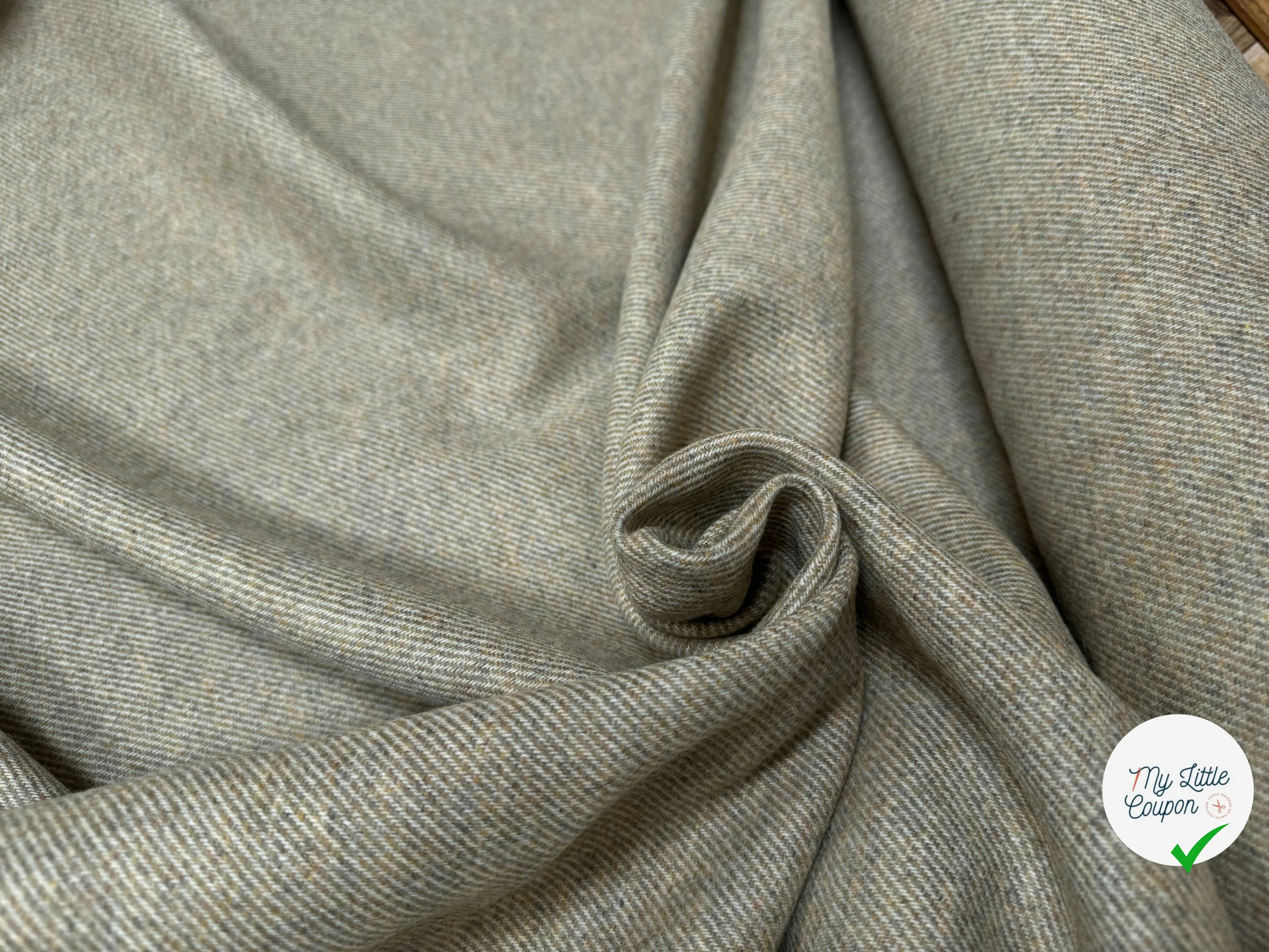 LAINAGE DRILL MANTEAU TILLEUL - My Little Coupon