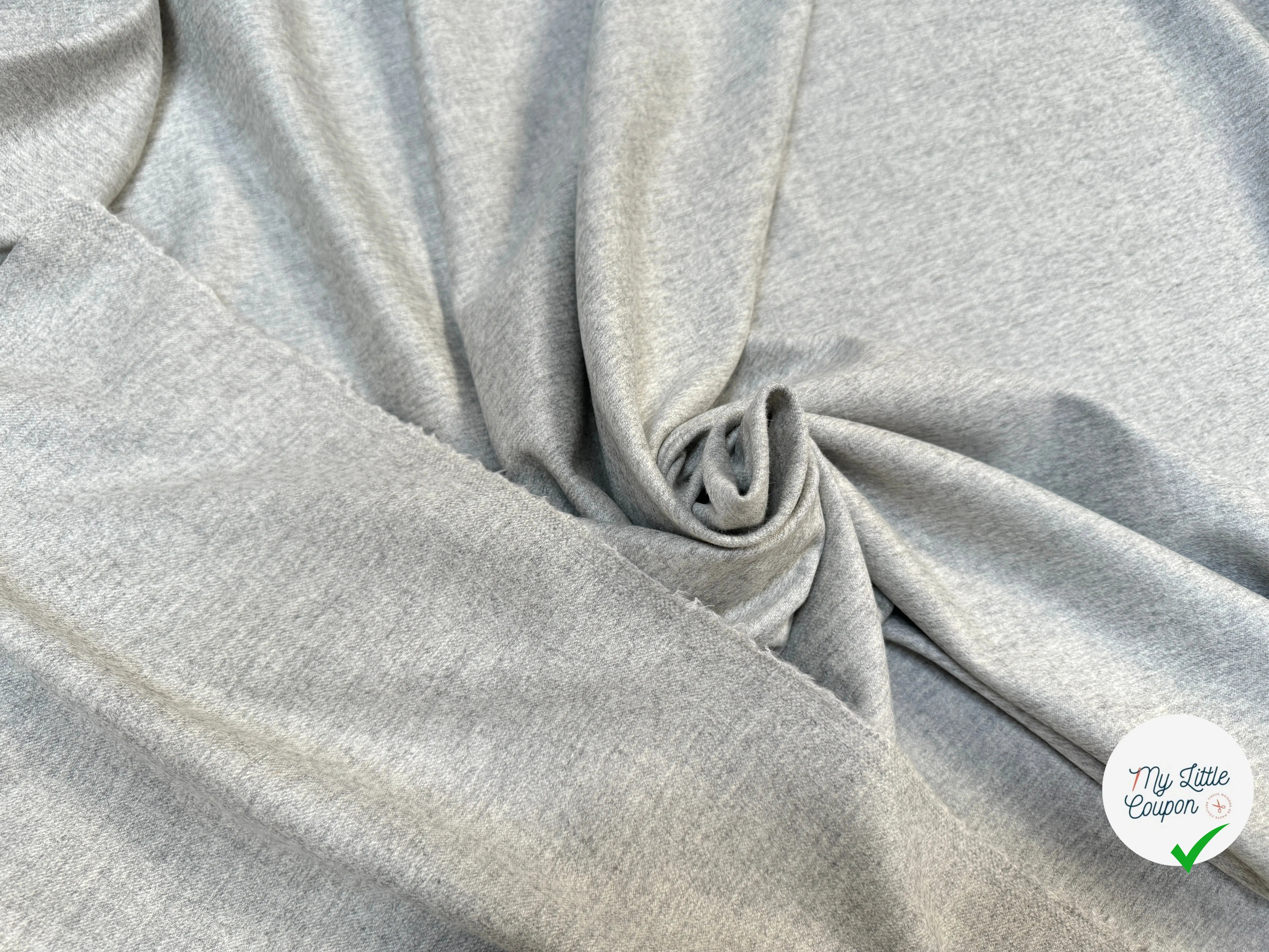 LAINAGE FIN GRIS CLAIR MOUCHETE - My Little Coupon