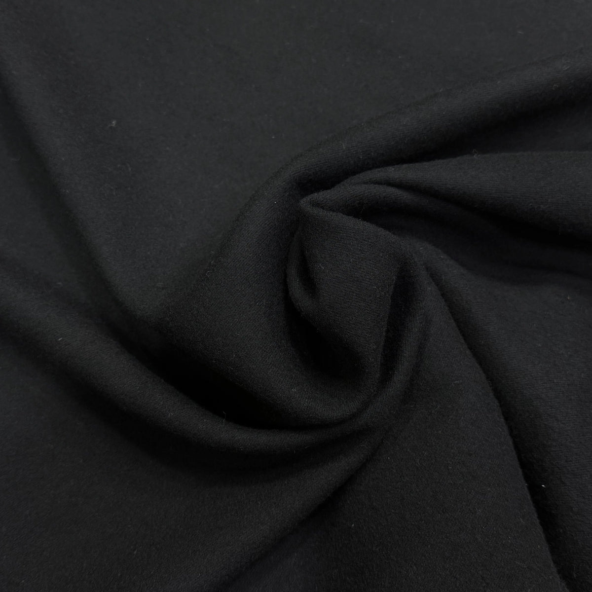 LAINAGE LOURD NOIR FACE SATINÉE ET FACE GRATTÉE 100% LAINE VIERGE - My Little Coupon