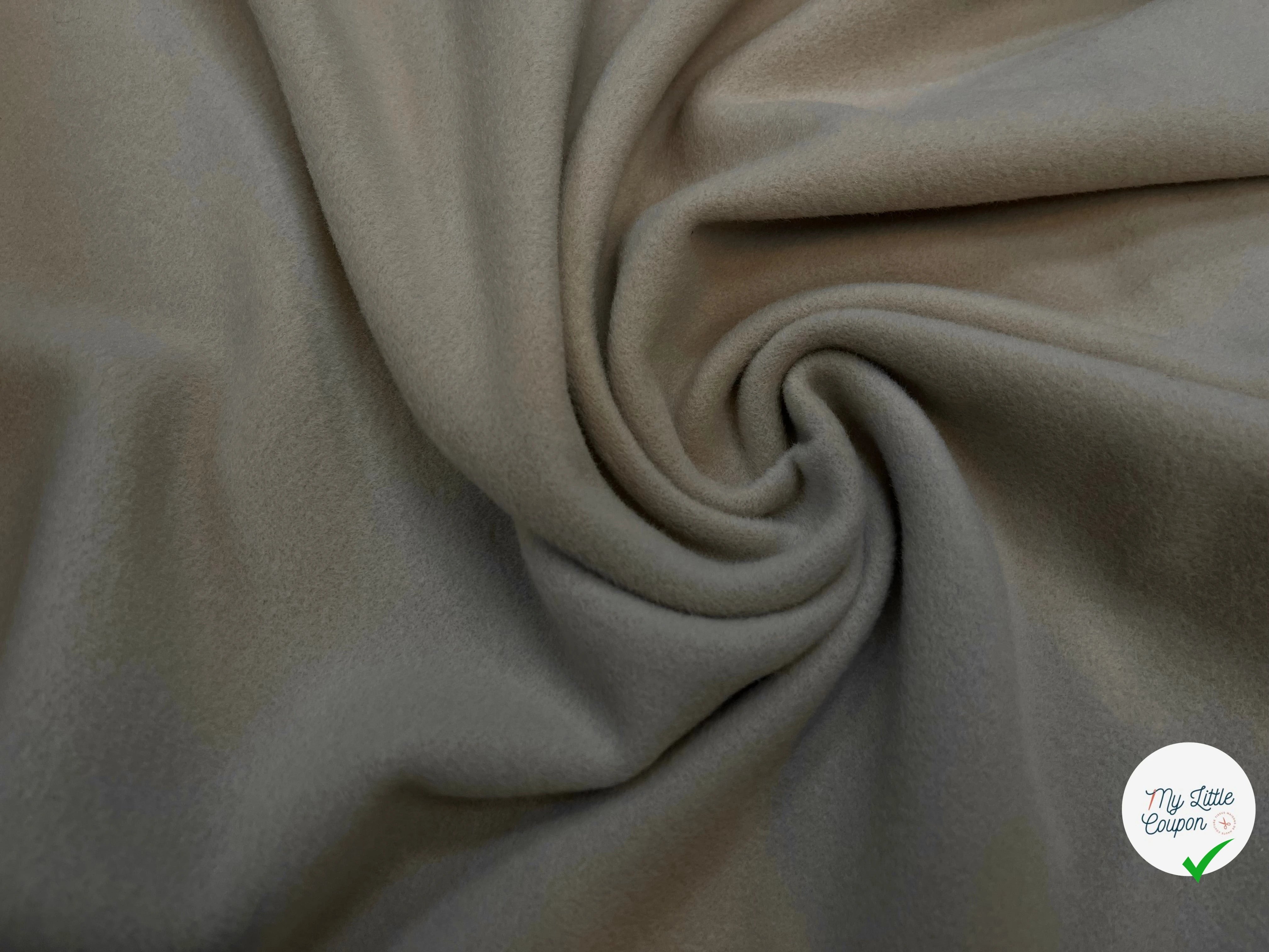 LAINAGE MANTEAU 100% CASHMERE BEIGE FONCÉ - My Little Coupon