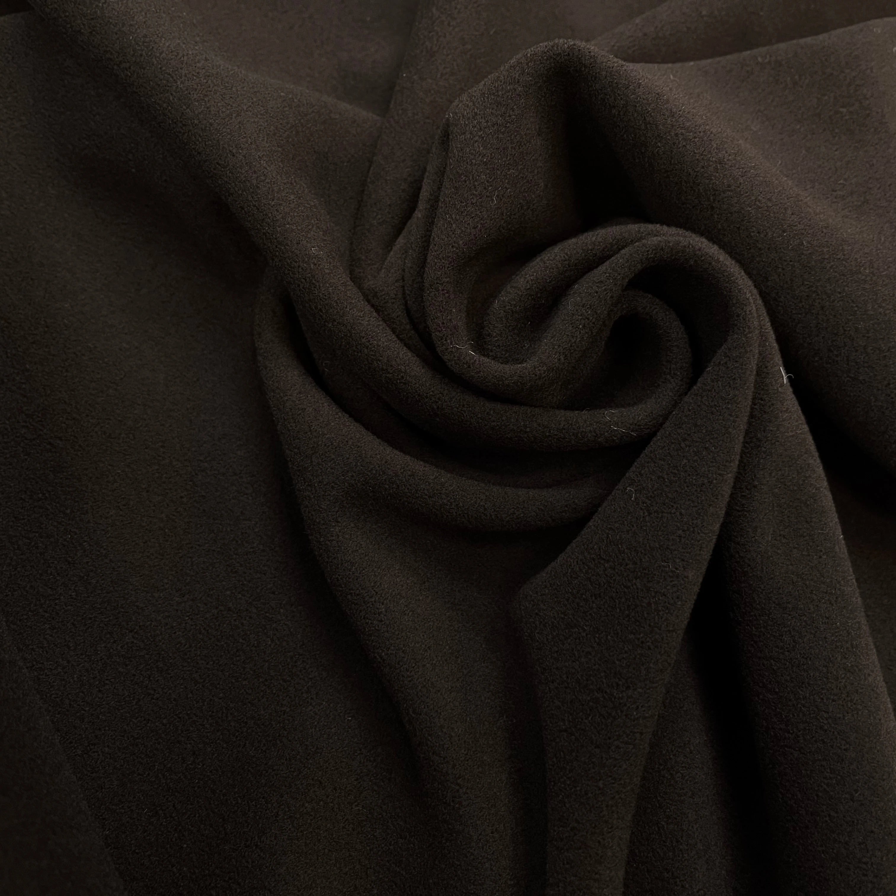 LAINAGE MANTEAU 100% CASHMERE CHOCOLAT NOIR - My Little Coupon