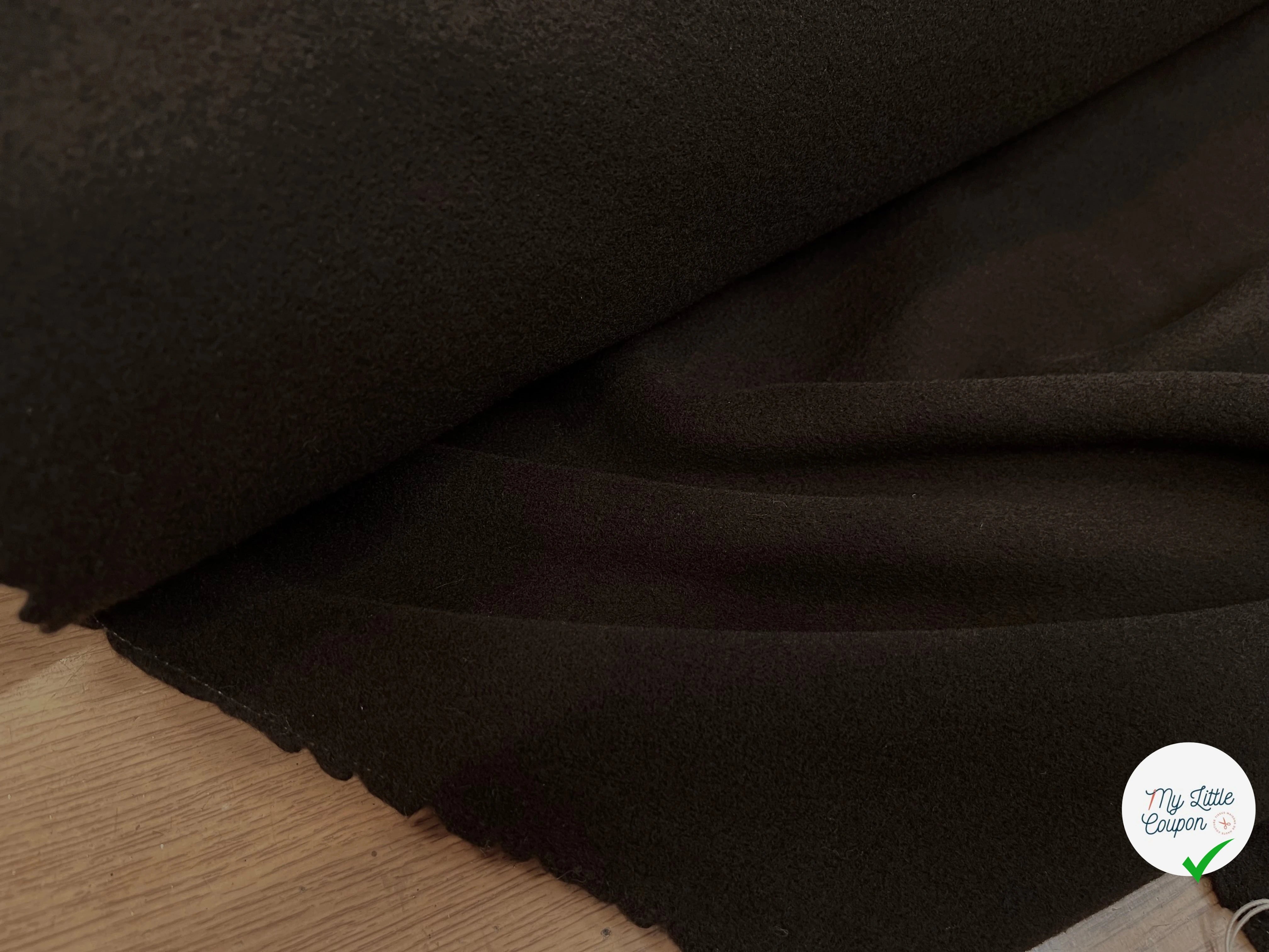 LAINAGE MANTEAU 100% CASHMERE CHOCOLAT NOIR - My Little Coupon