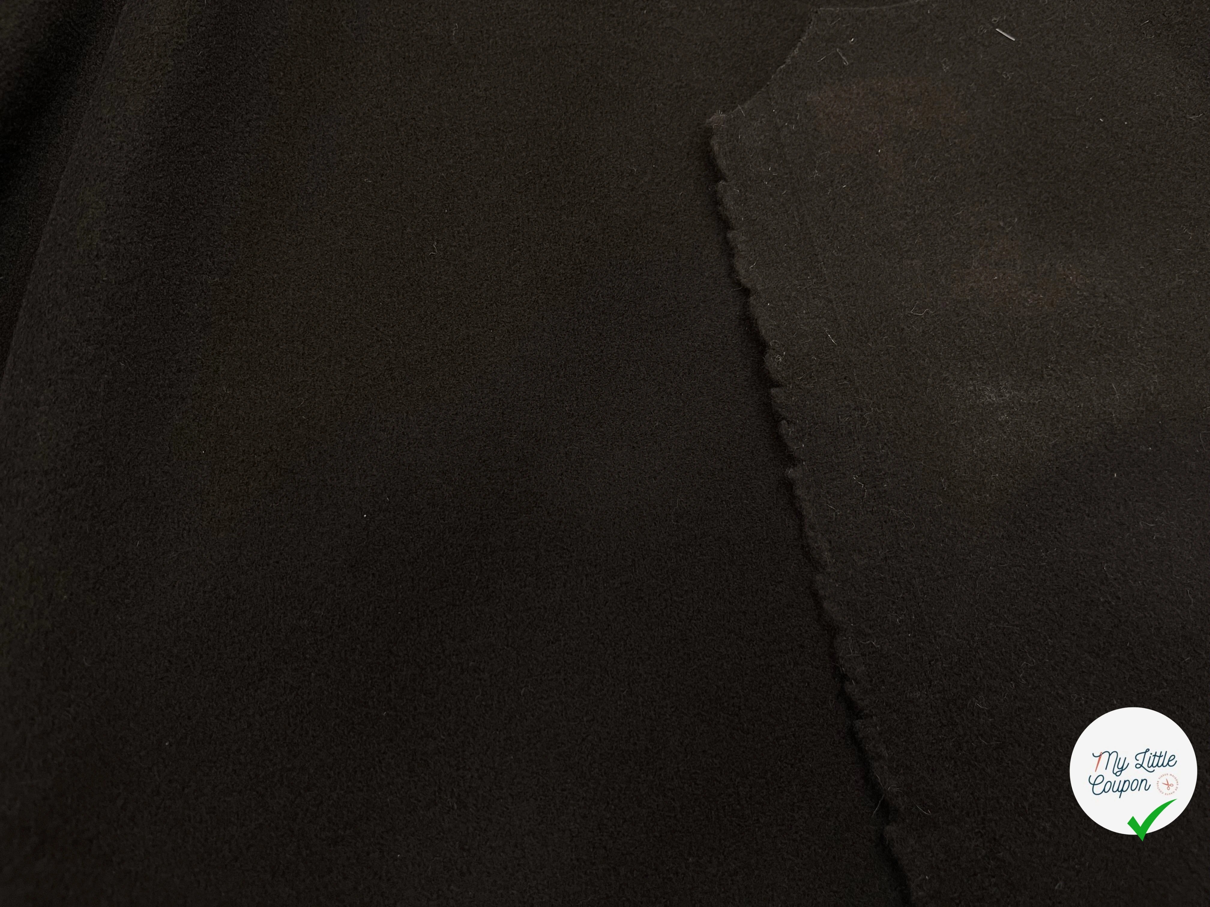 LAINAGE MANTEAU 100% CASHMERE CHOCOLAT NOIR - My Little Coupon