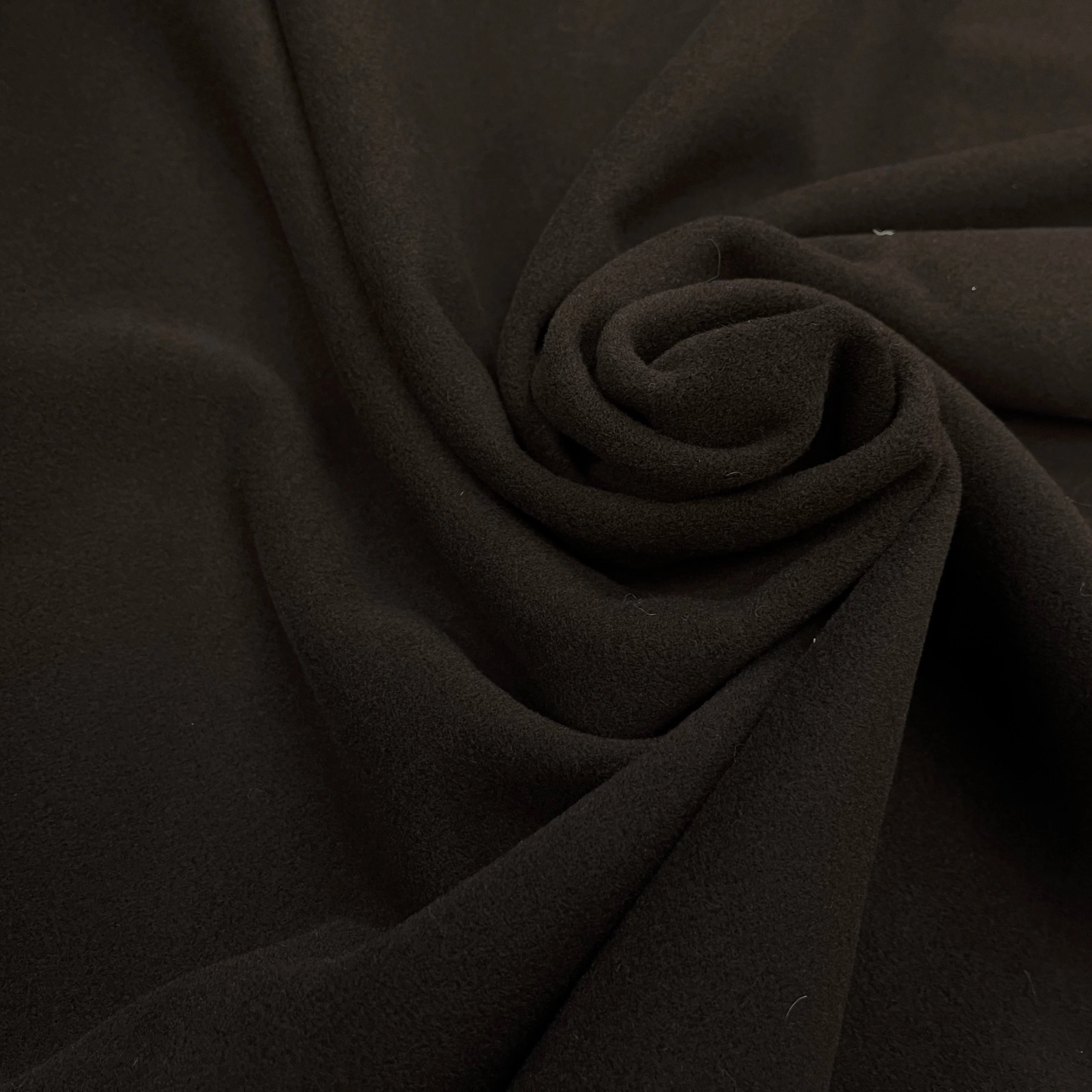 LAINAGE MANTEAU 100% CASHMERE CHOCOLAT NOIR - My Little Coupon