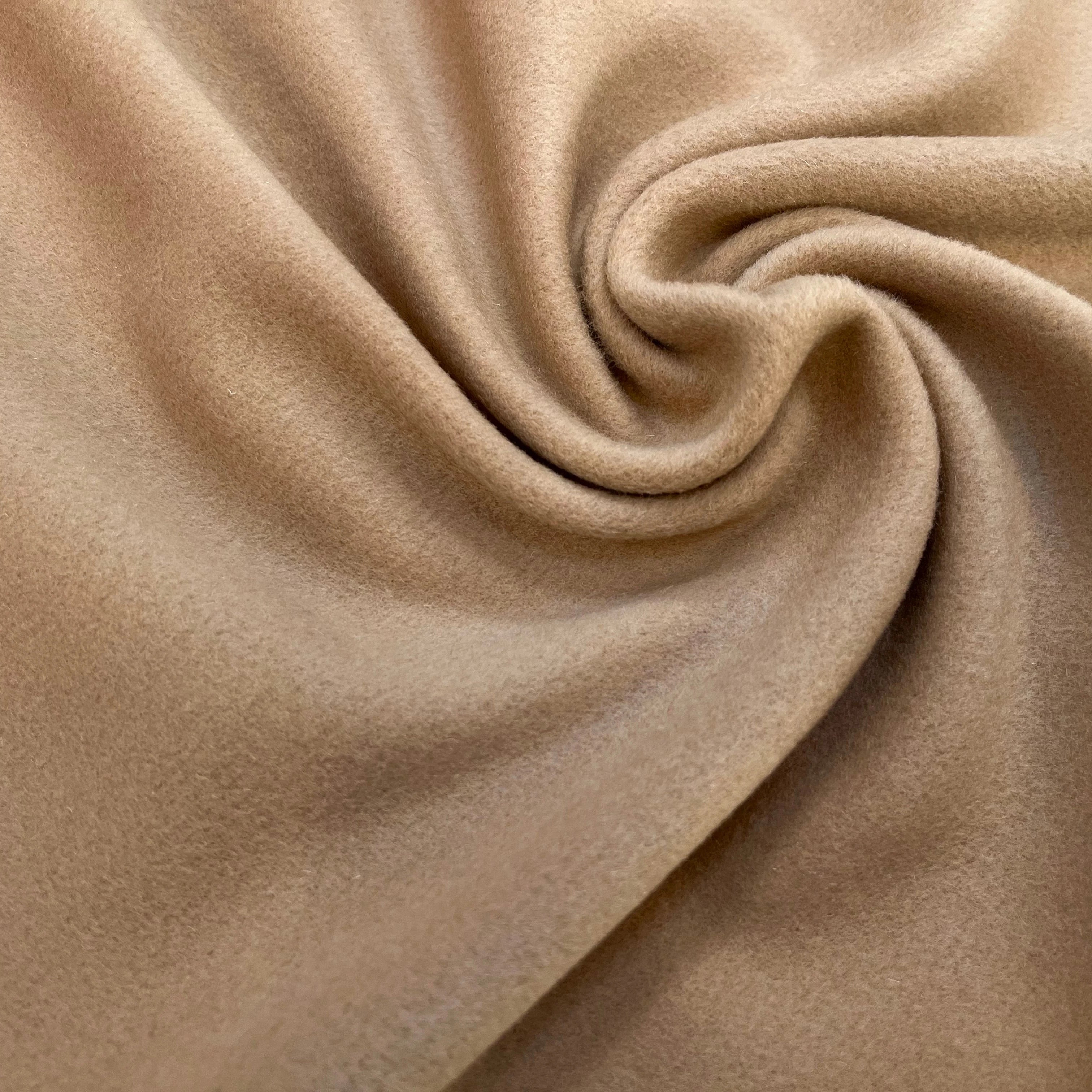 LAINAGE MANTEAU 100% LAINE BEIGE ET ÉPAIS - My Little Coupon