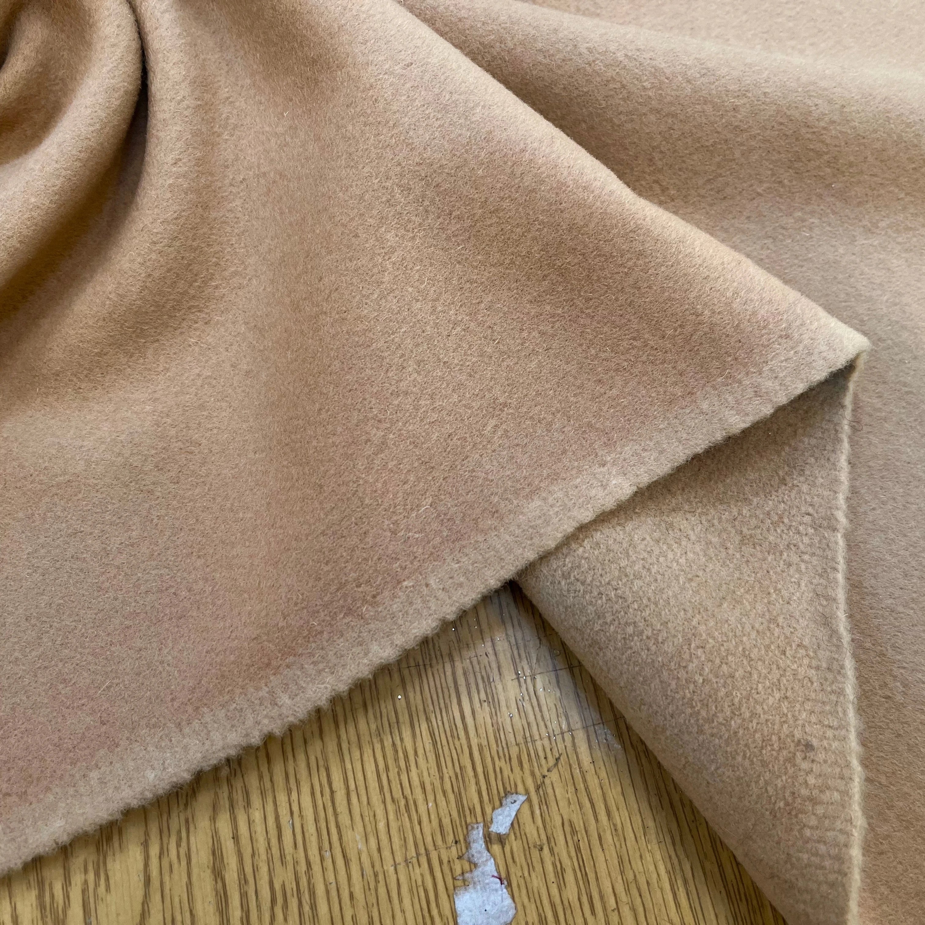 LAINAGE MANTEAU 100% LAINE BEIGE ET ÉPAIS - My Little Coupon