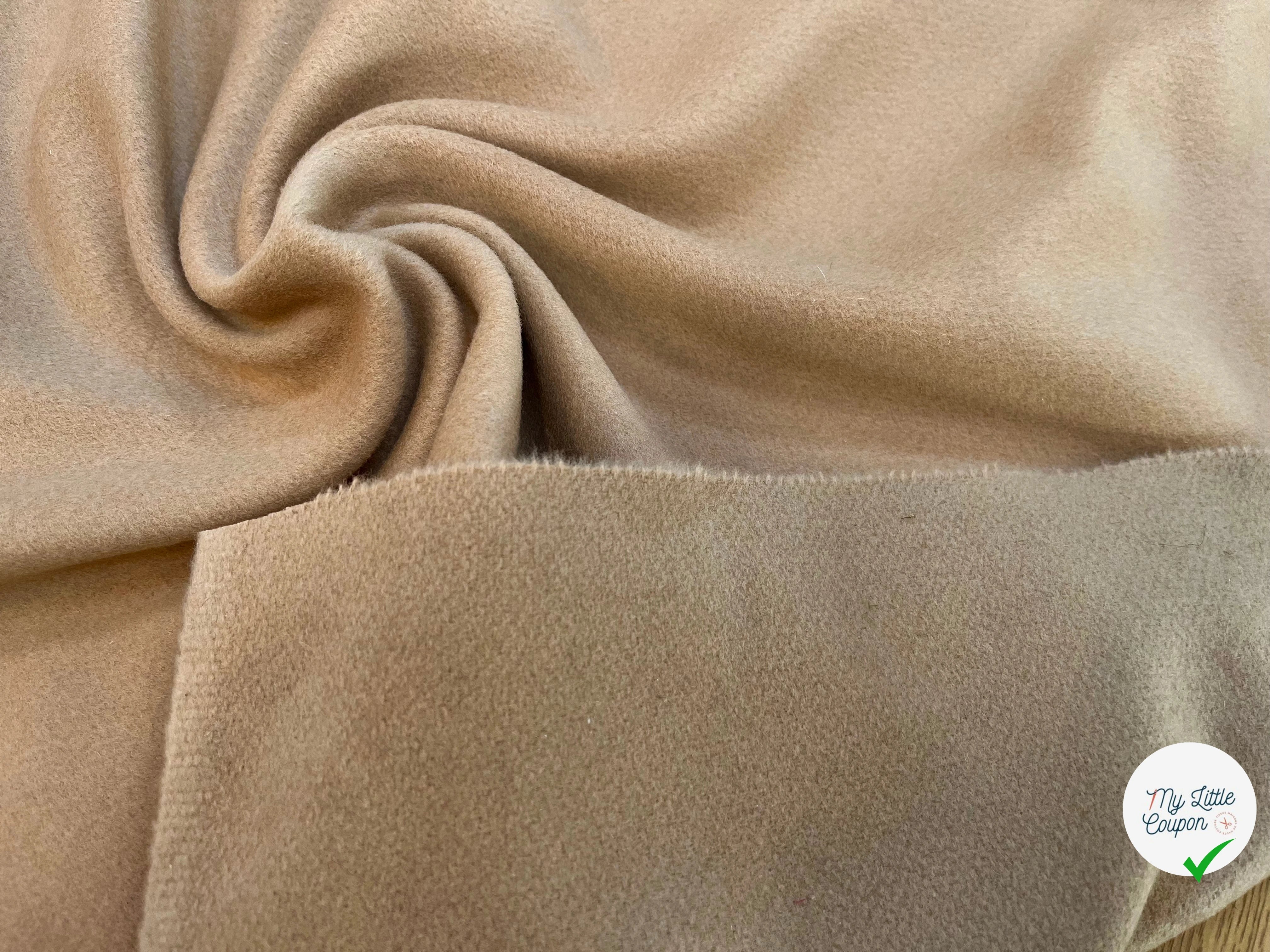 LAINAGE MANTEAU 100% LAINE BEIGE ET ÉPAIS - My Little Coupon