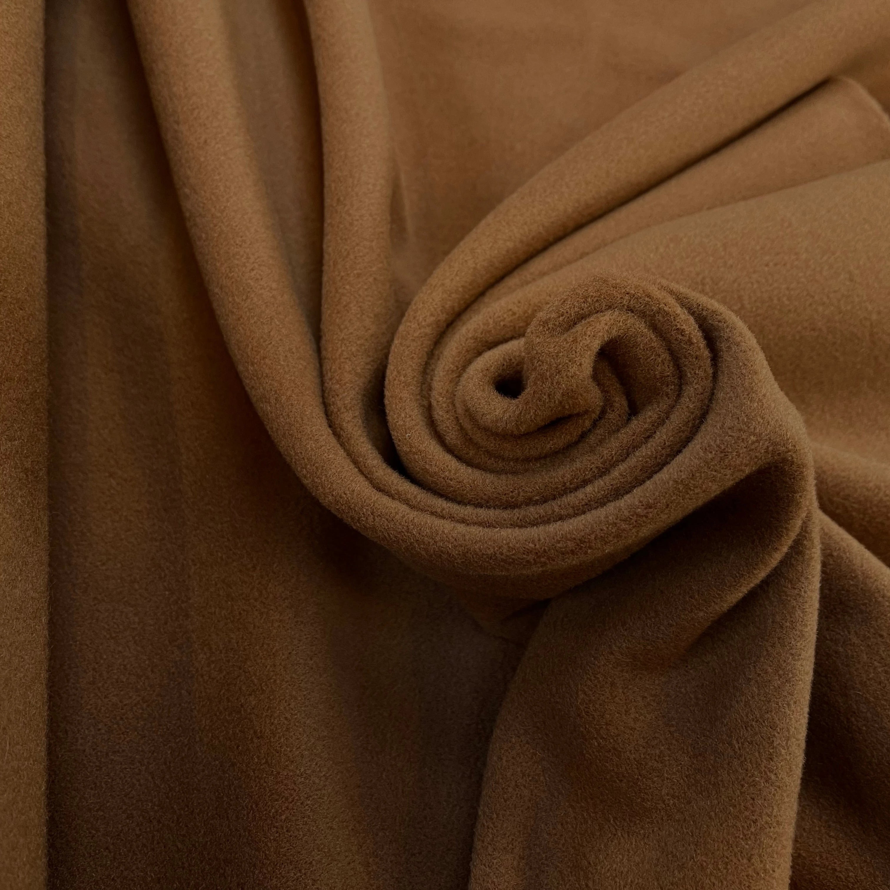 LAINAGE MANTEAU 20% CASHMERE MARRON CARAMEL - My Little Coupon