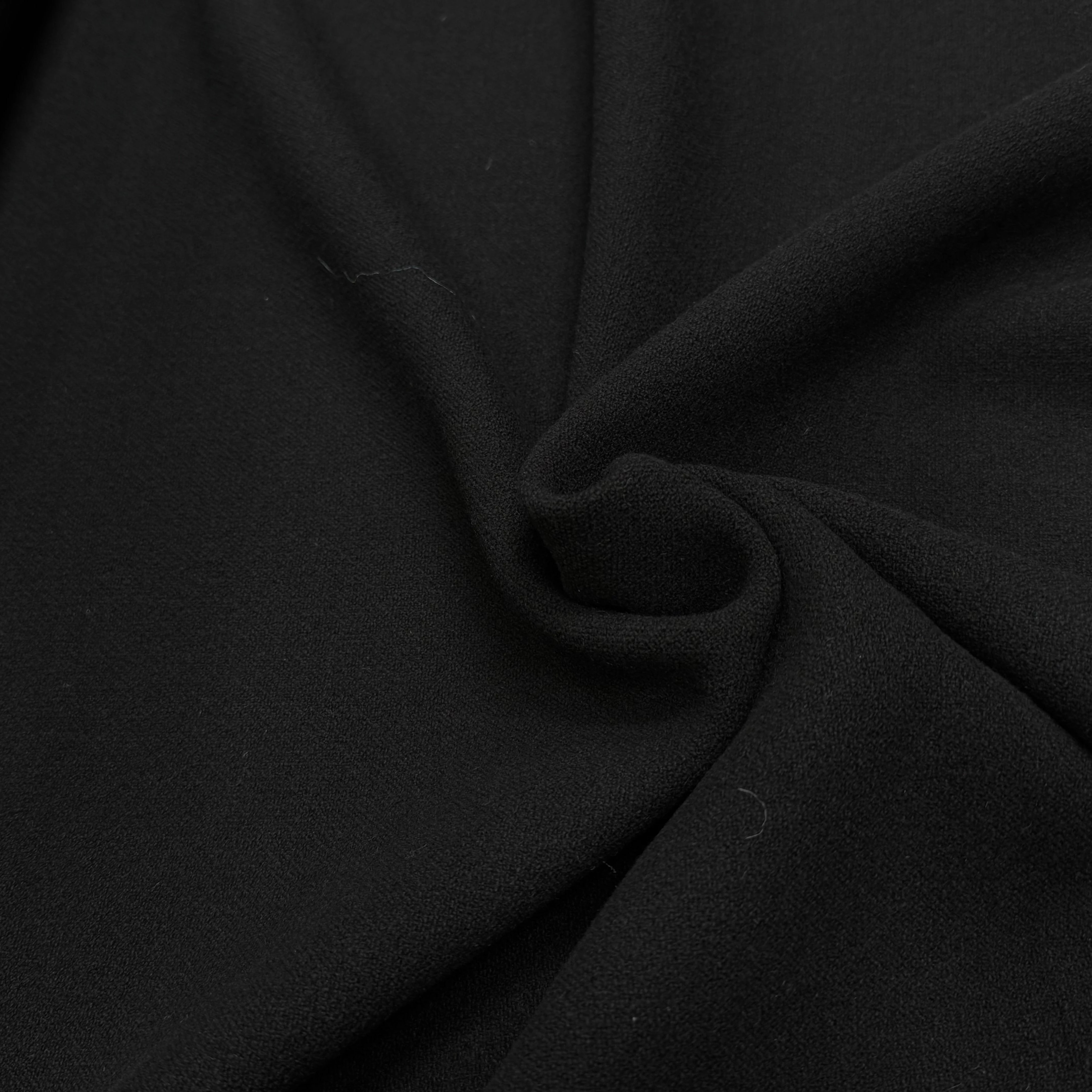 LAINAGE MANTEAU ASPECT TRICOT NOIR - My Little Coupon