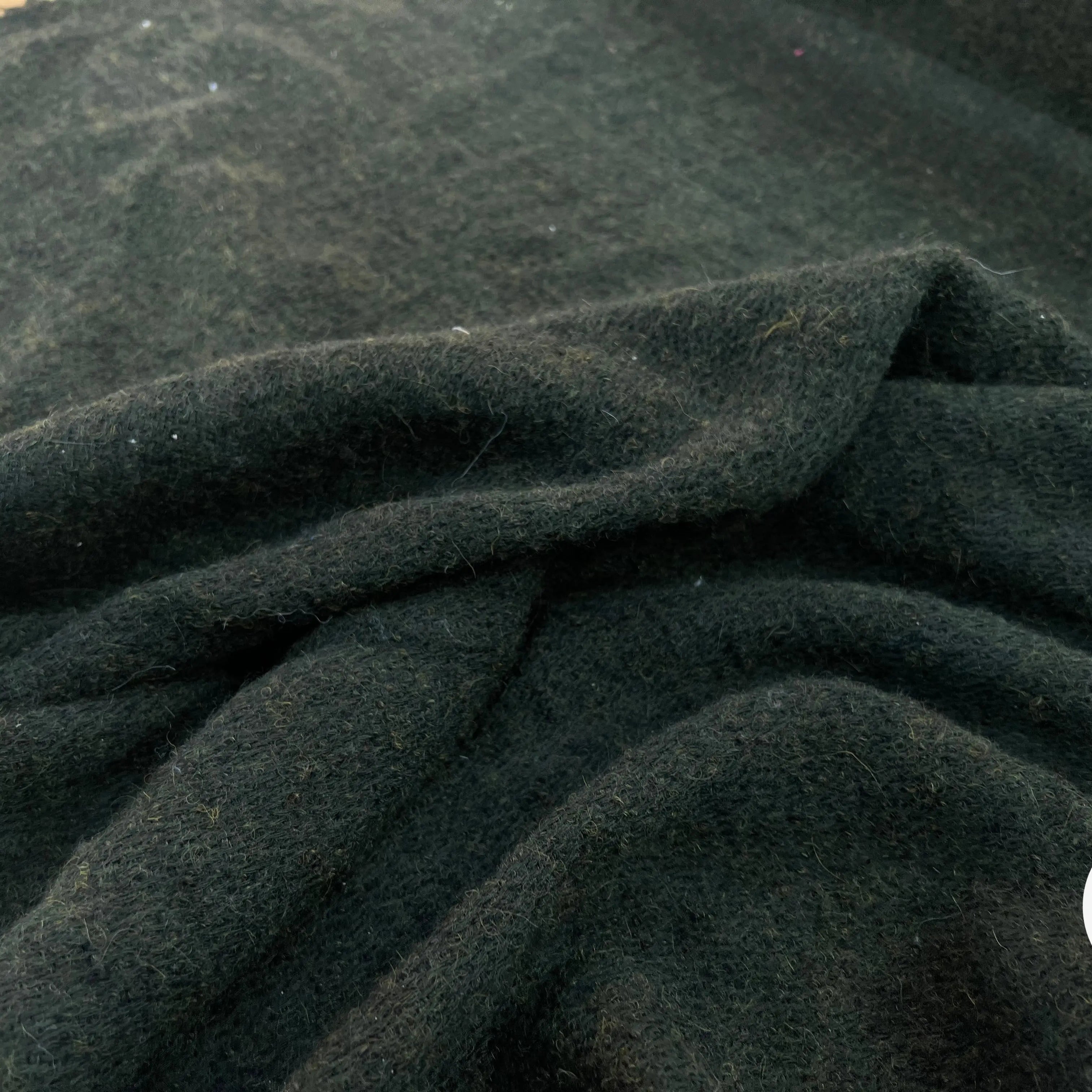 LAINAGE MANTEAU BOUCLETTE LAINE MERINOS KAKI - My Little Coupon