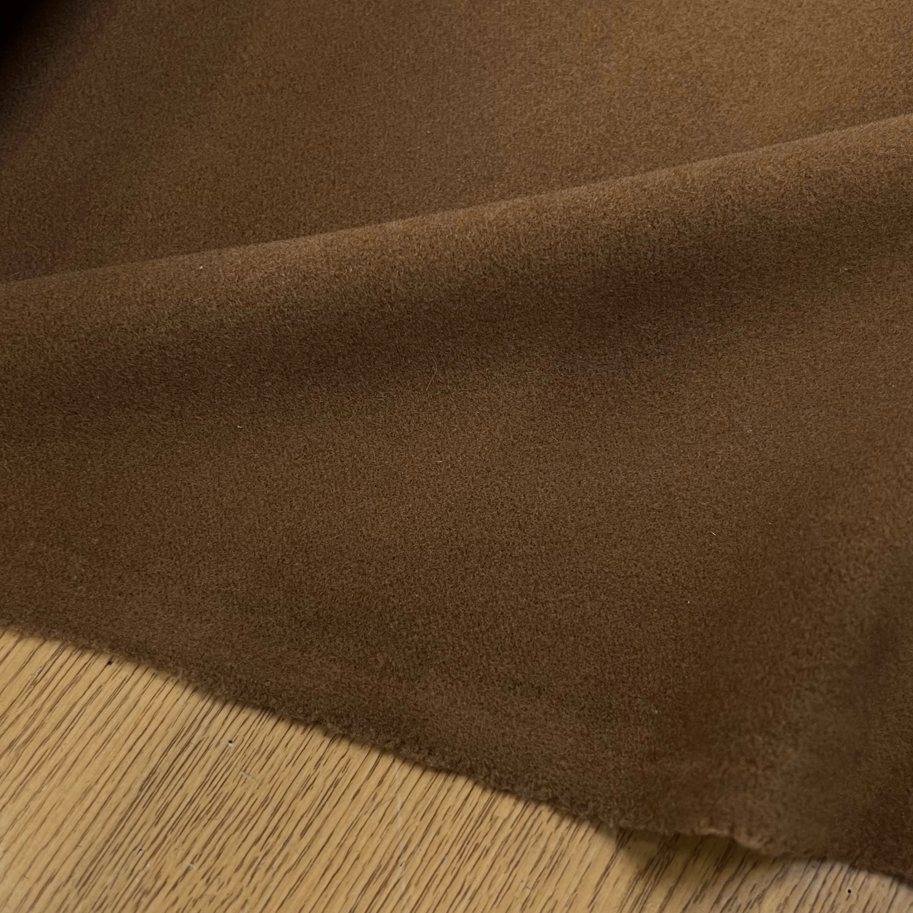 LAINAGE MANTEAU CAMEL FONCÉ 150CM 100% LAINE - My Little Coupon