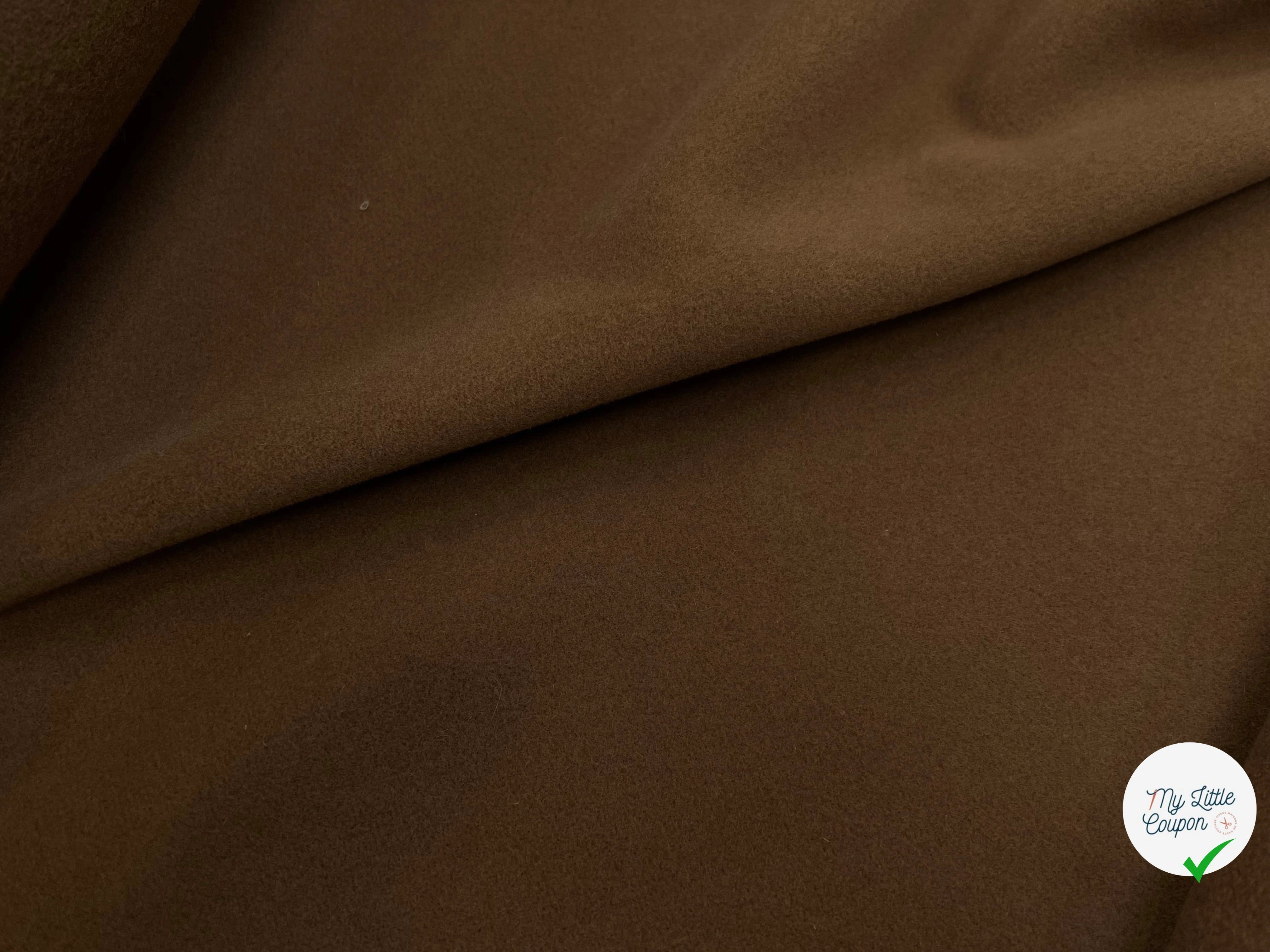 LAINAGE MANTEAU CAMEL FONCÉ 150CM 100% LAINE - My Little Coupon