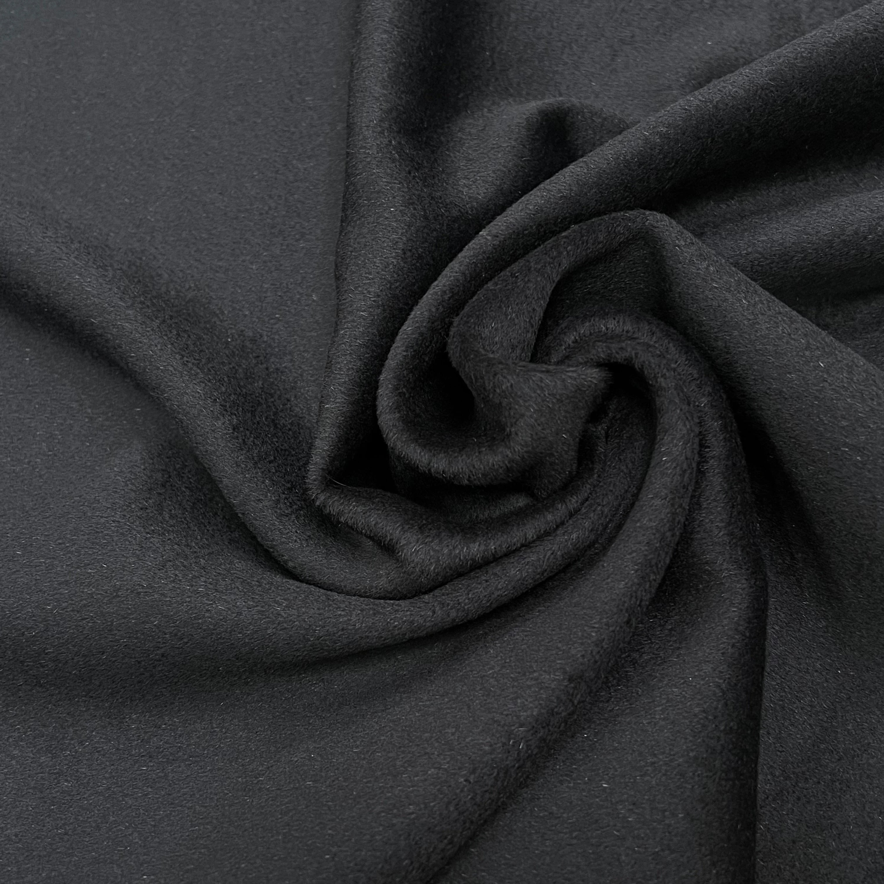 LAINAGE MANTEAU CASHEMIRE DOUX NOIR 100% CASHEMIRE - My Little Coupon