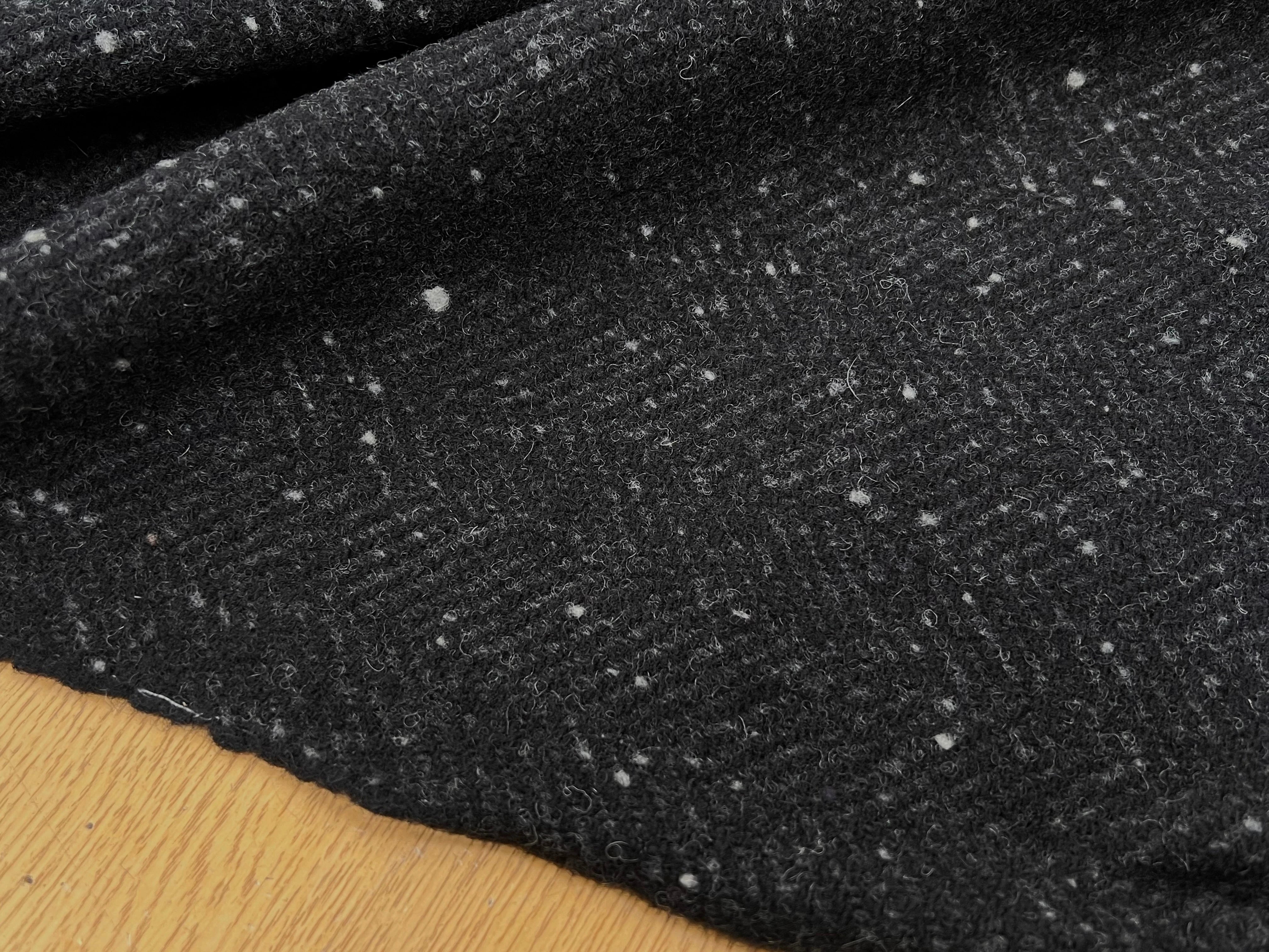 LAINAGE MANTEAU CHEVRON GRIS ANTHRACITE 100% LAINE - My Little Coupon