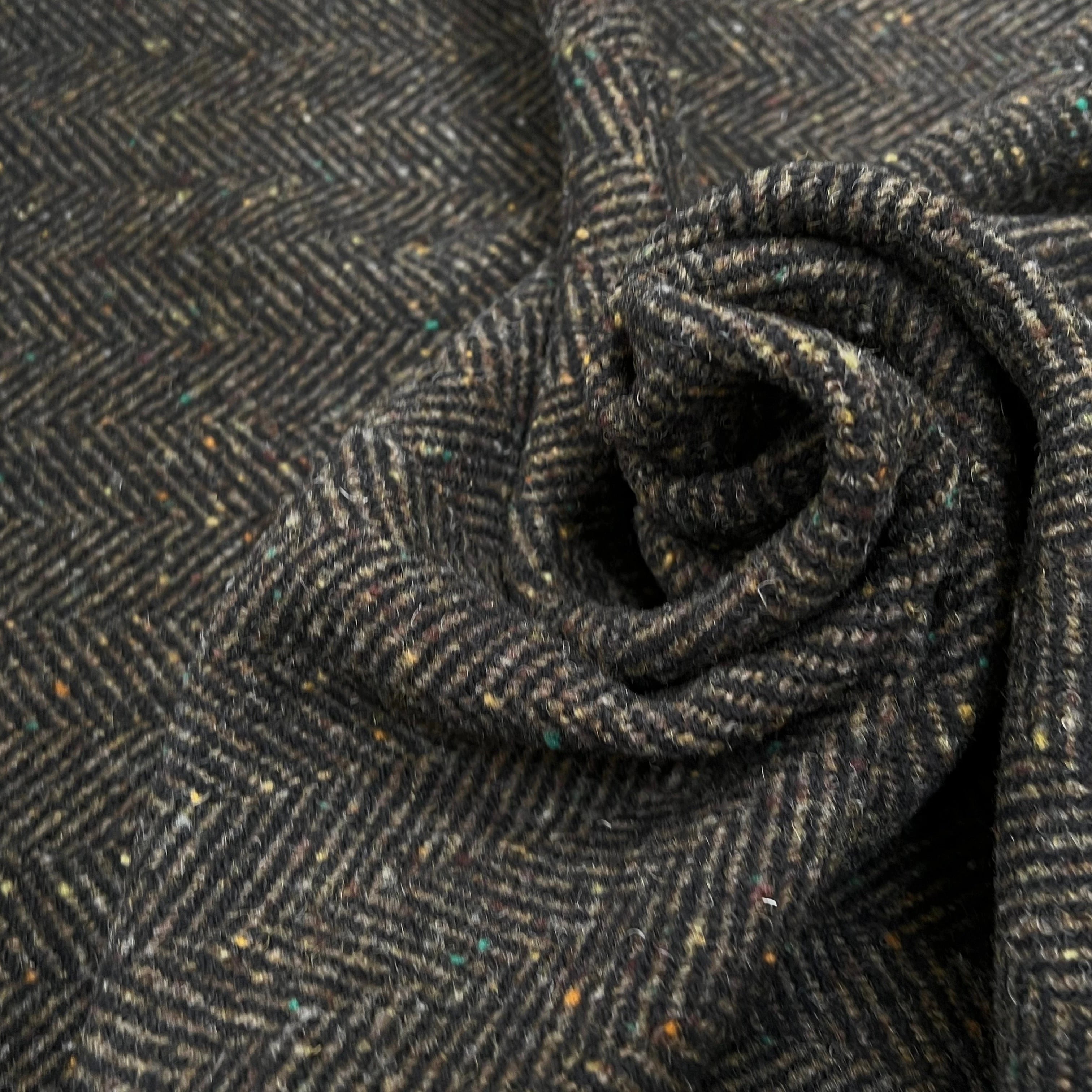 LAINAGE MANTEAU CHEVRON KAKI 100% LAINE - My Little Coupon