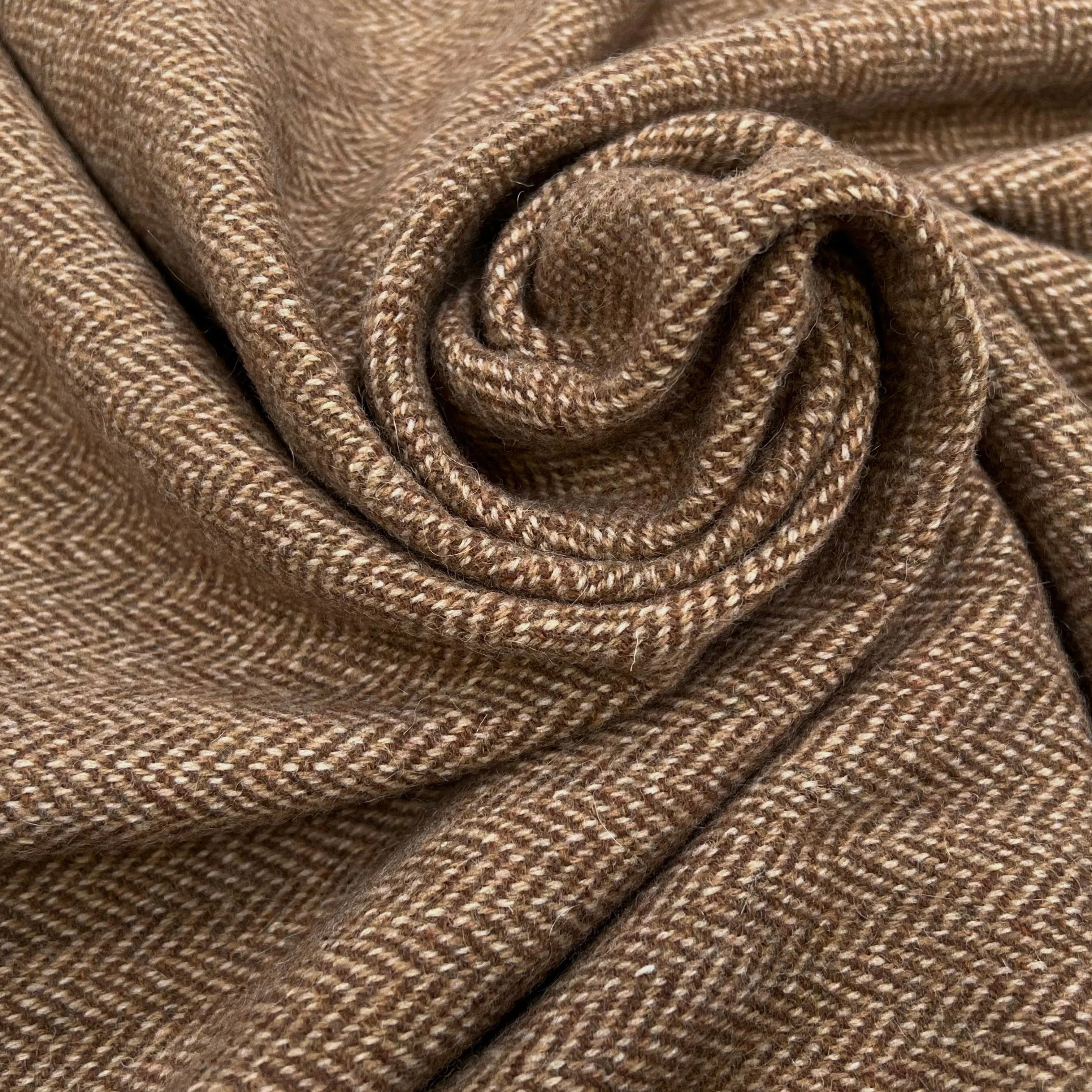 LAINAGE MANTEAU CHEVRON MARRON - My Little Coupon