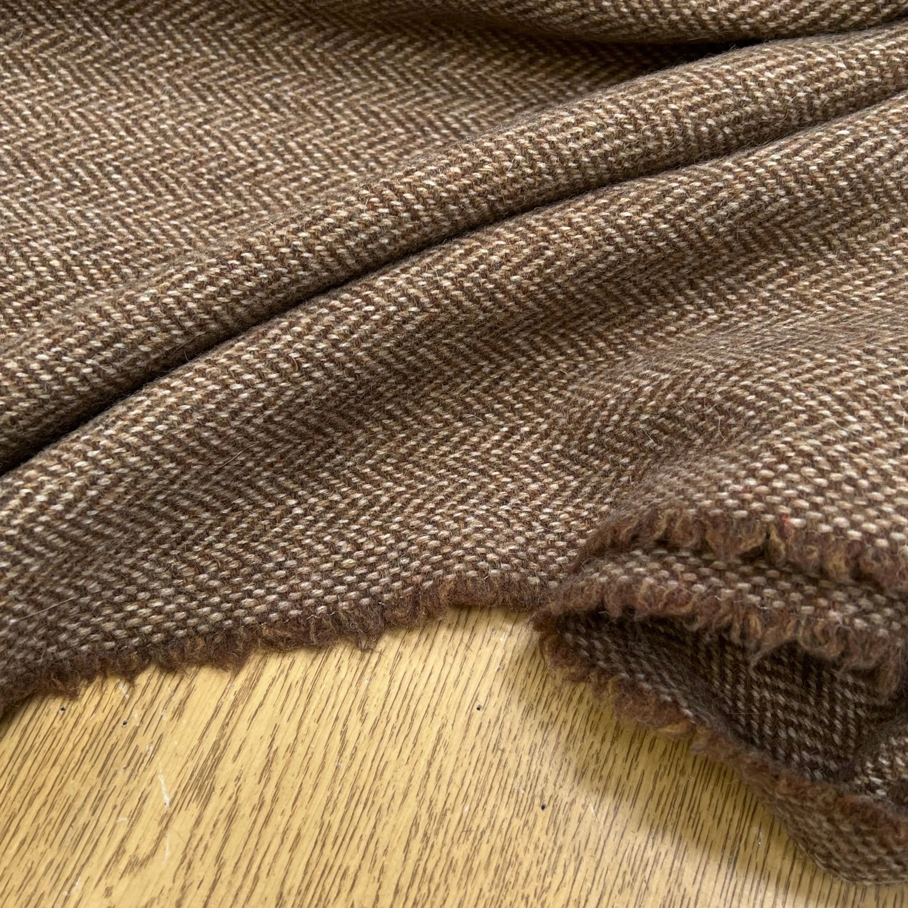 LAINAGE MANTEAU CHEVRON MARRON - My Little Coupon